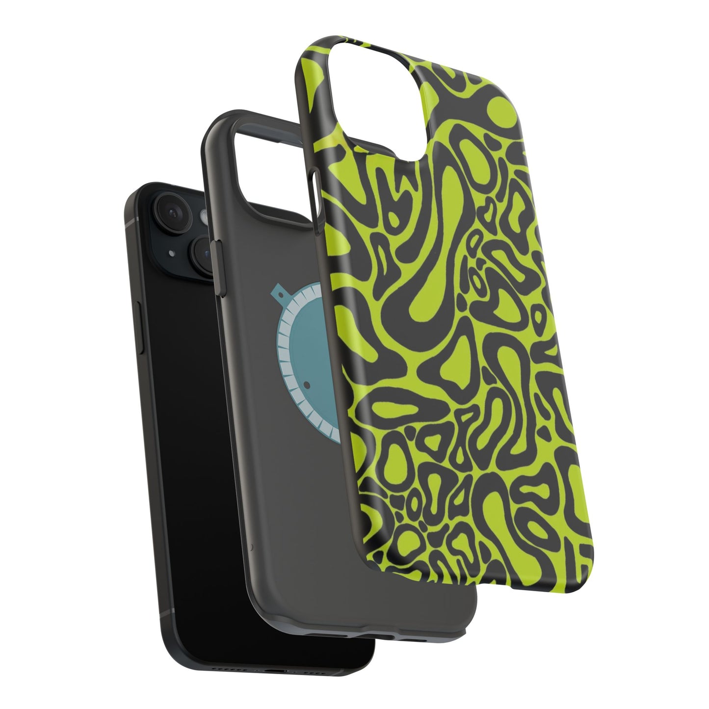 McLaren Formula 1 Phone Case – Neon Green Abstract Design