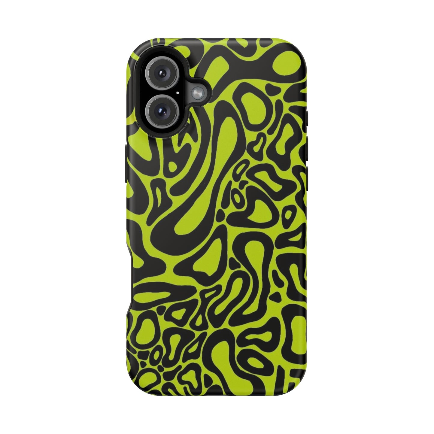 McLaren Formula 1 Phone Case – Neon Green Abstract Design