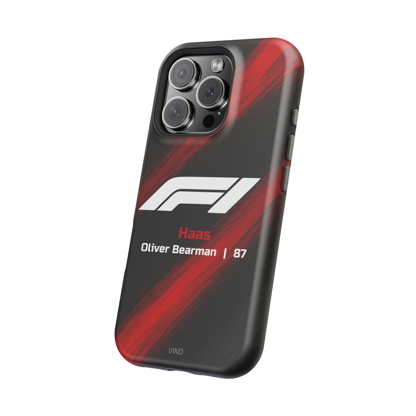 Oliver Bearman Haas F1 Phone Case – 2025 Season Official Design | MagSafe