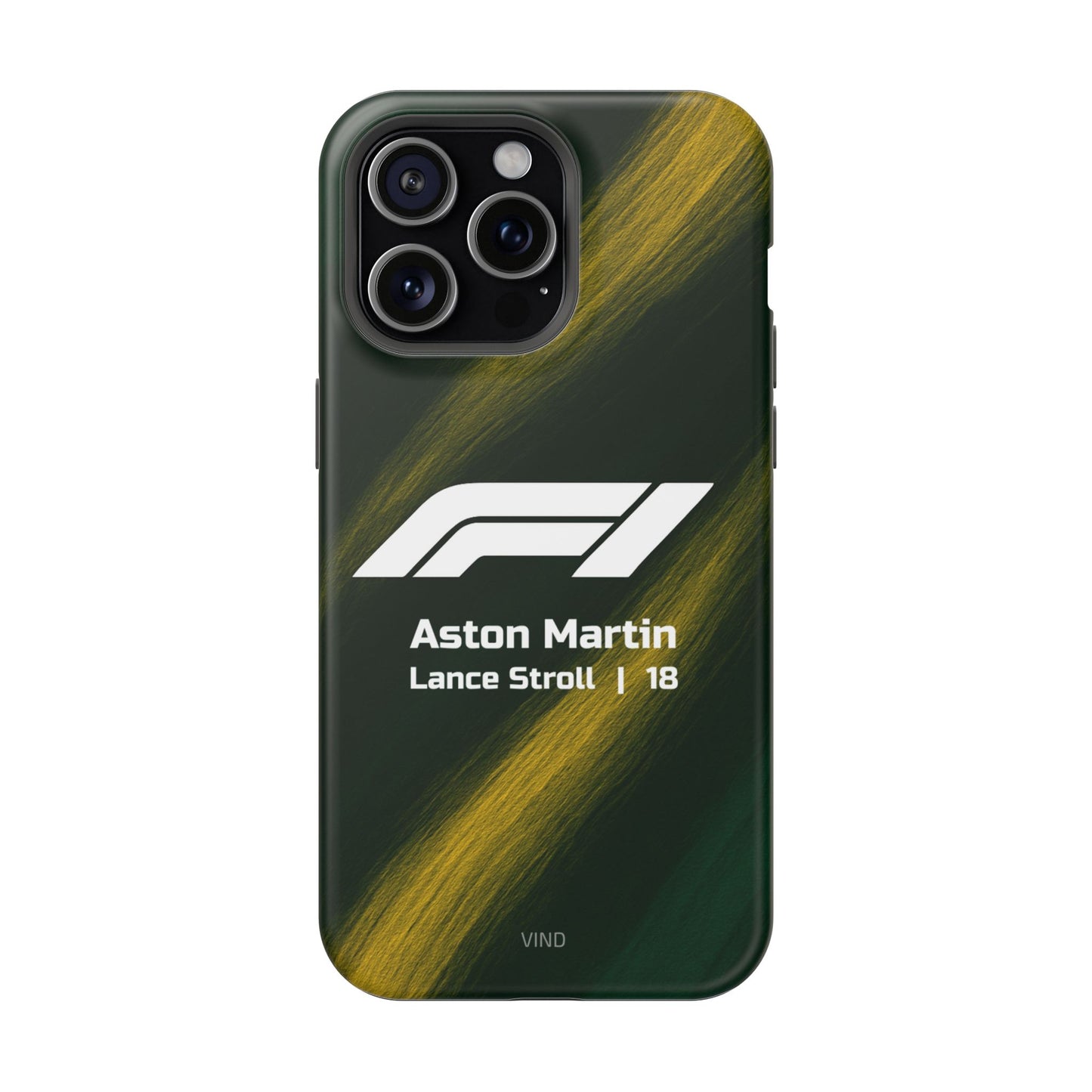 Lance Stroll Aston Martin F1 Phone Case – 2025 Season Official Design | MagSafe