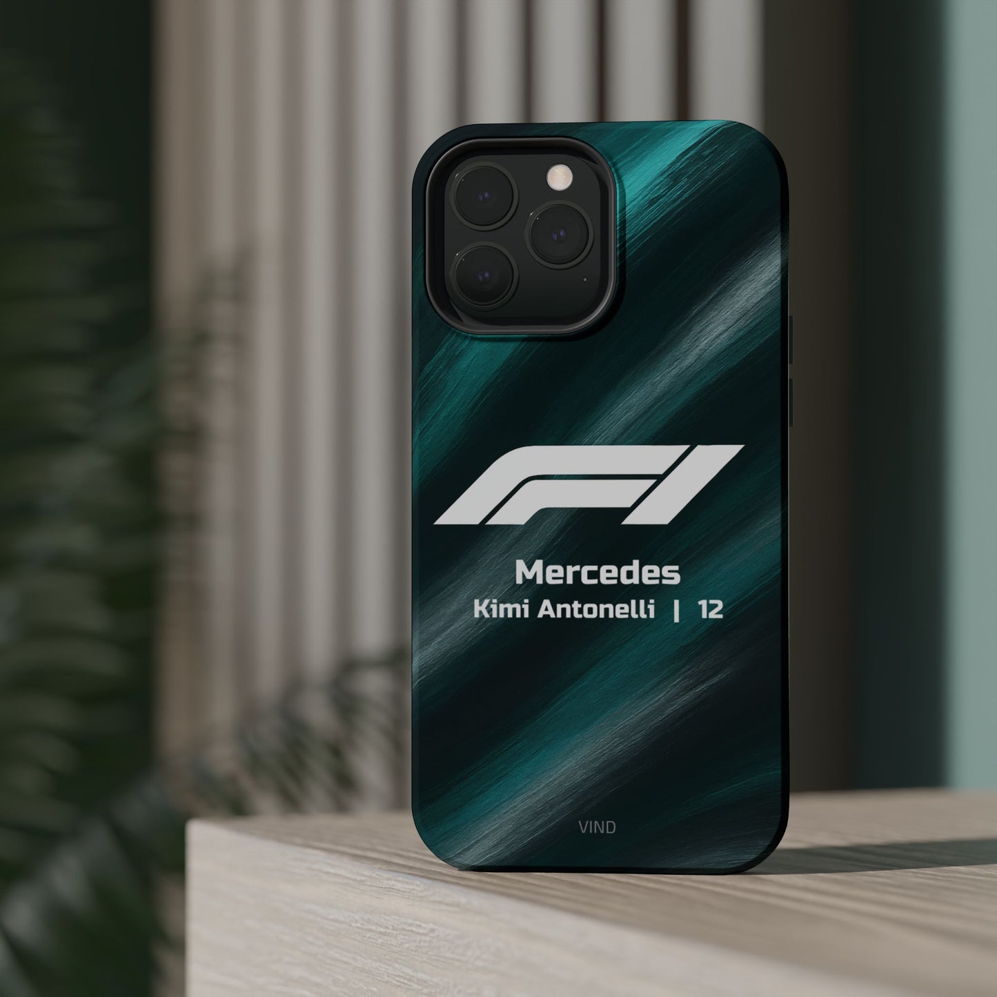 Kimi Antonelli Mercedes F1 Phone Case – 2025 Season Official Design | MagSafe