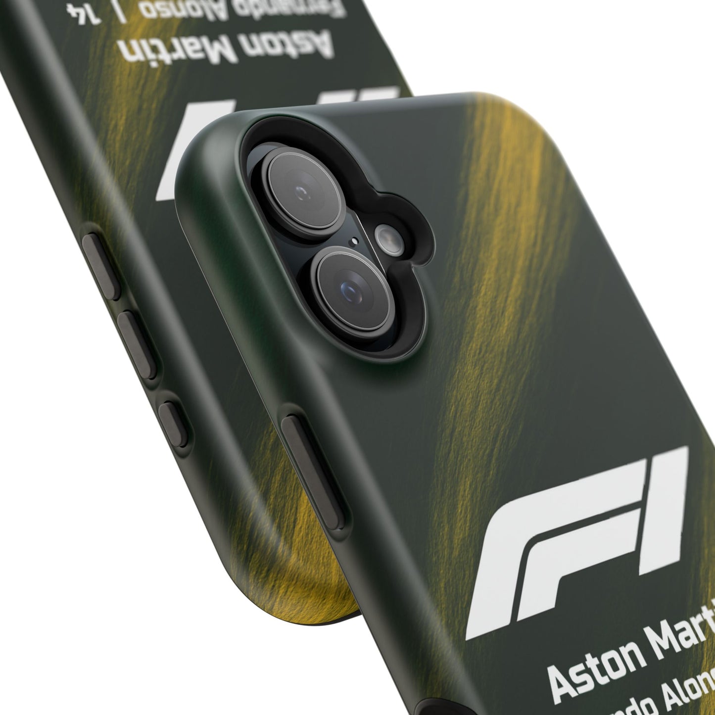 Fernando Alonso Aston Martin F1 Phone Case – 2025 Season Official Design | MagSafe