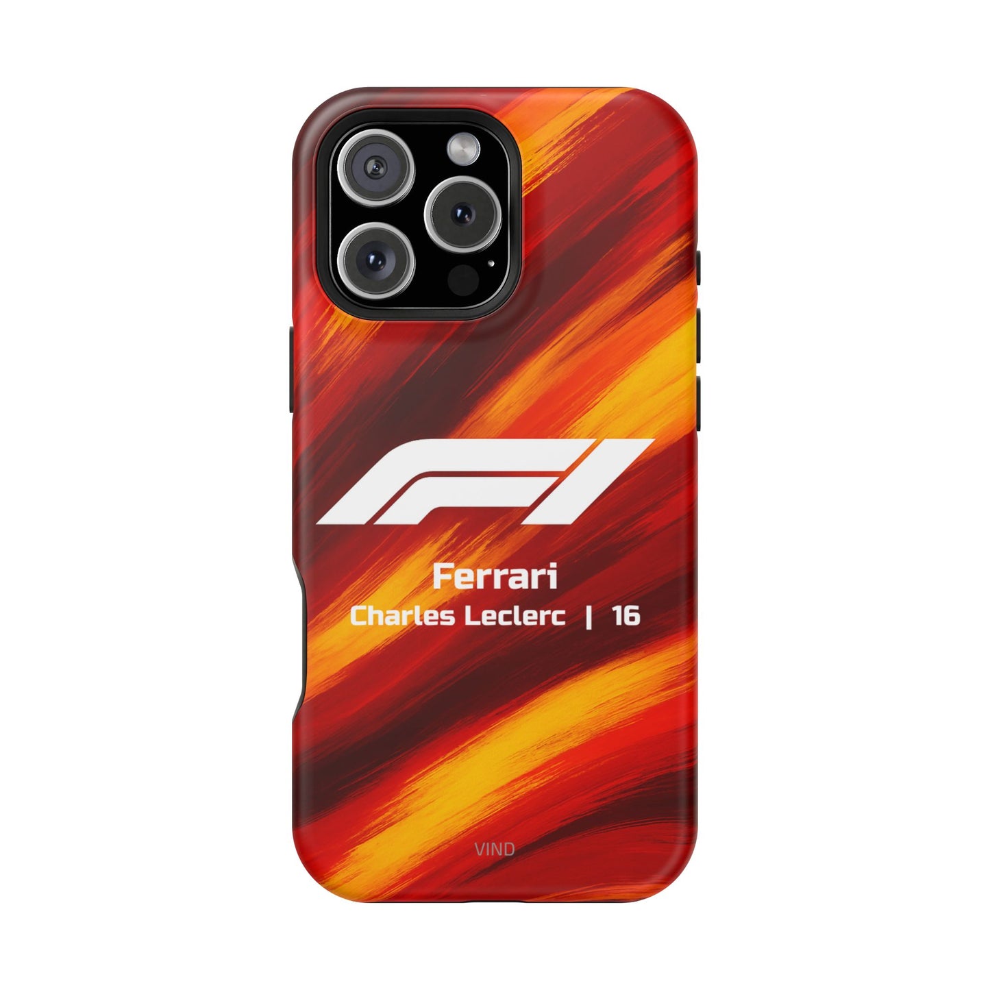 Charles Leclerc Ferrari F1 Phone Case – 2025 Season Official Design | MagSafe