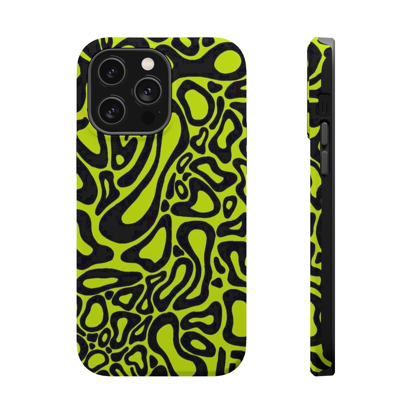 McLaren Formula 1 Phone Case – Neon Green Abstract Design