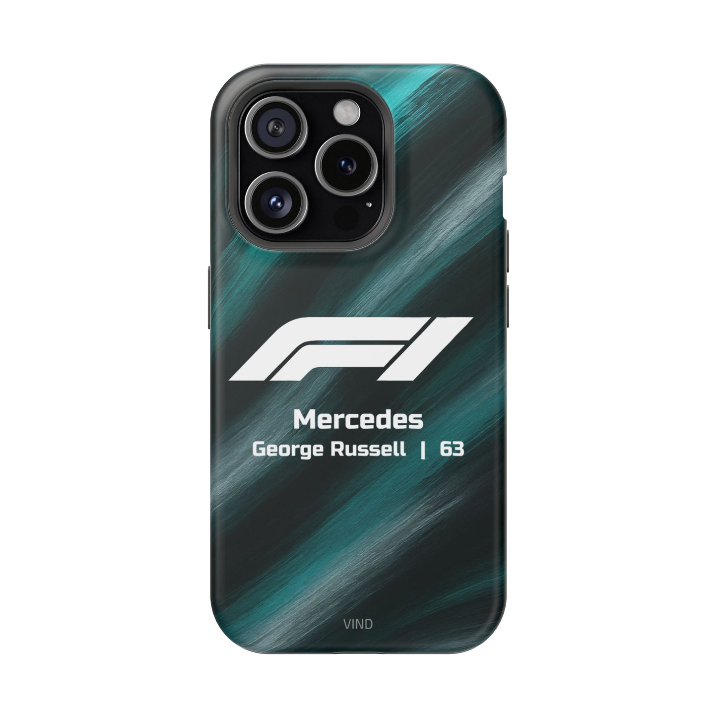 George Russell Mercedes F1 Phone Case – 2025 Season Official Design | MagSafe