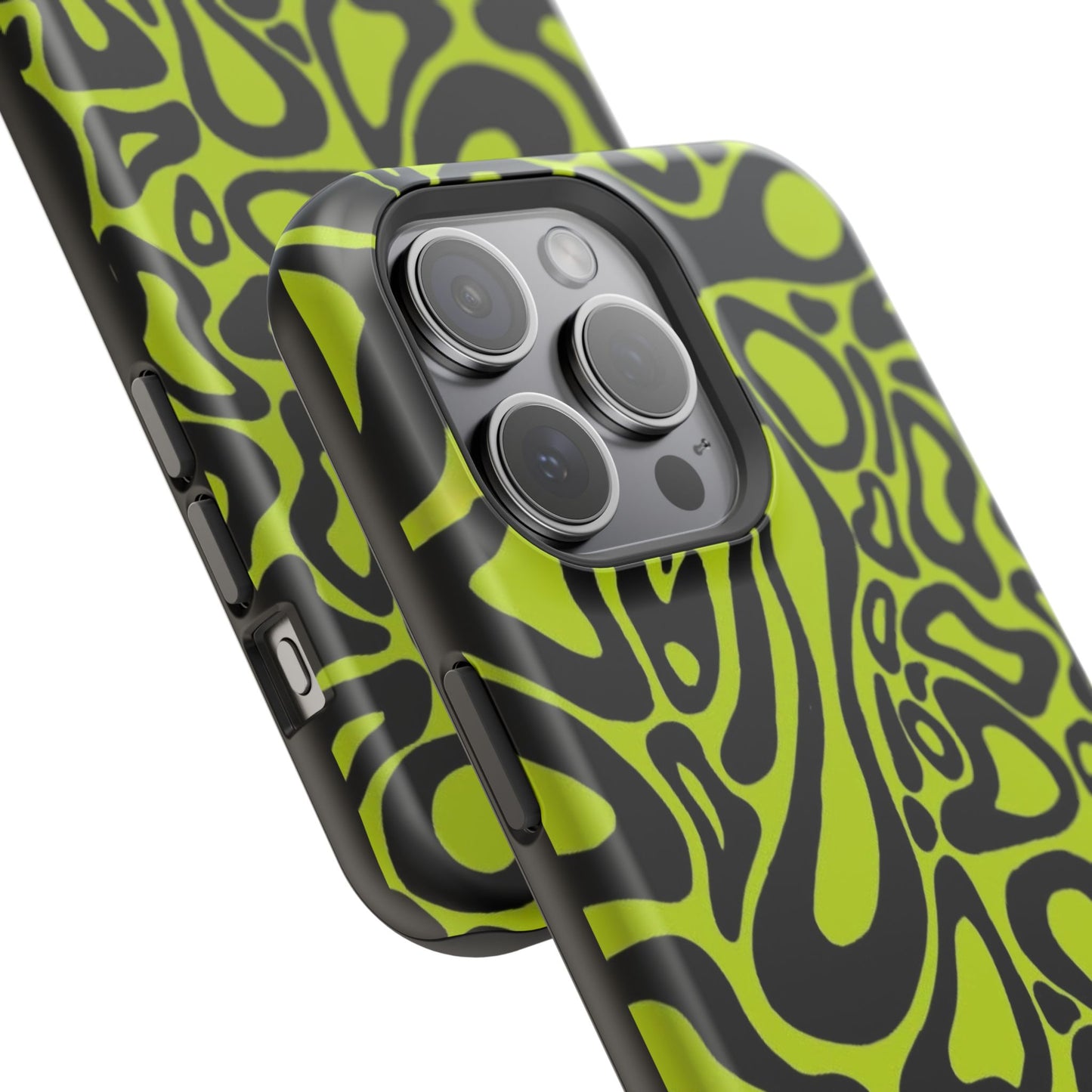 McLaren Formula 1 Phone Case – Neon Green Abstract Design
