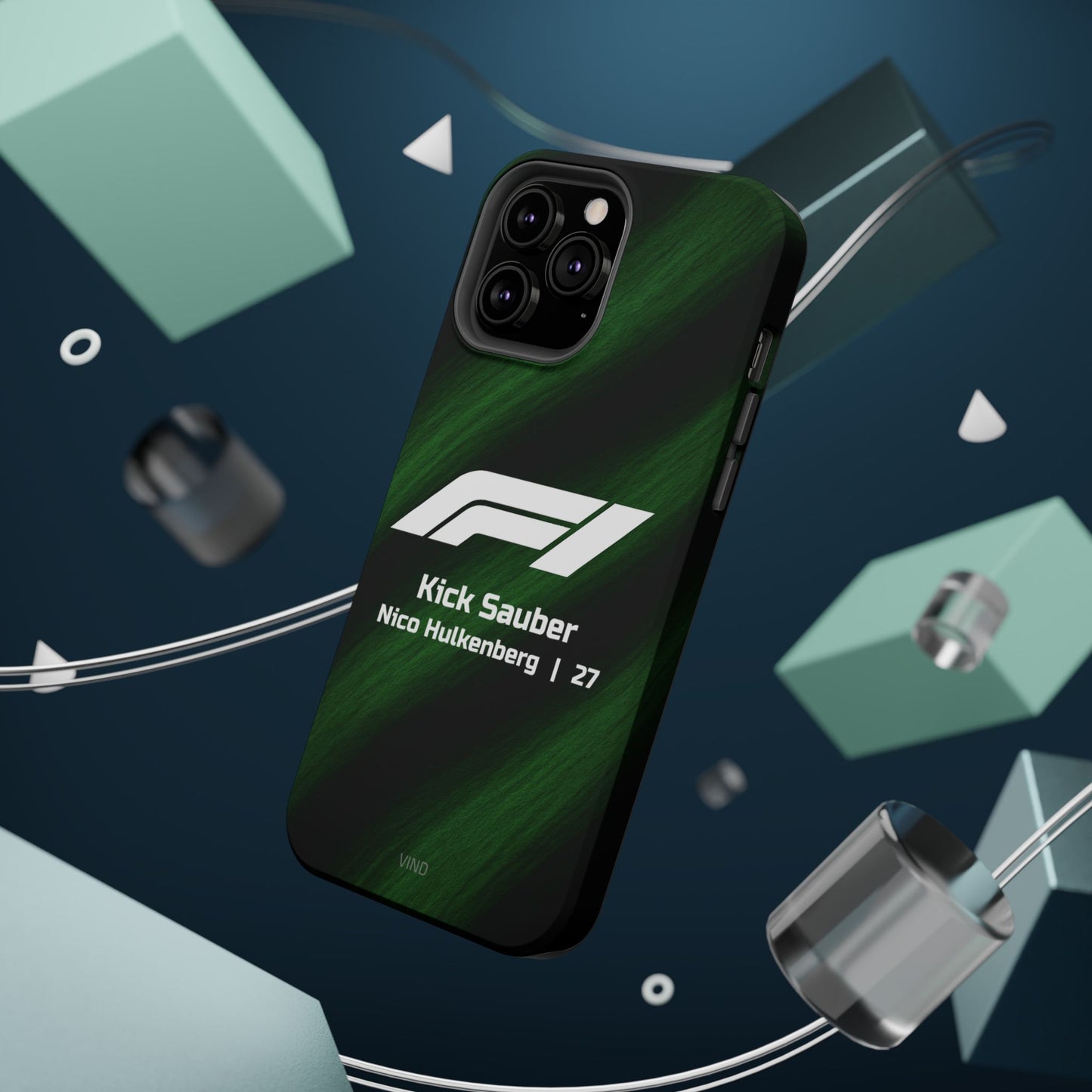 Nico Hülkenberg Kick Sauber F1 Phone Case – 2025 Season Official Design | MagSafe