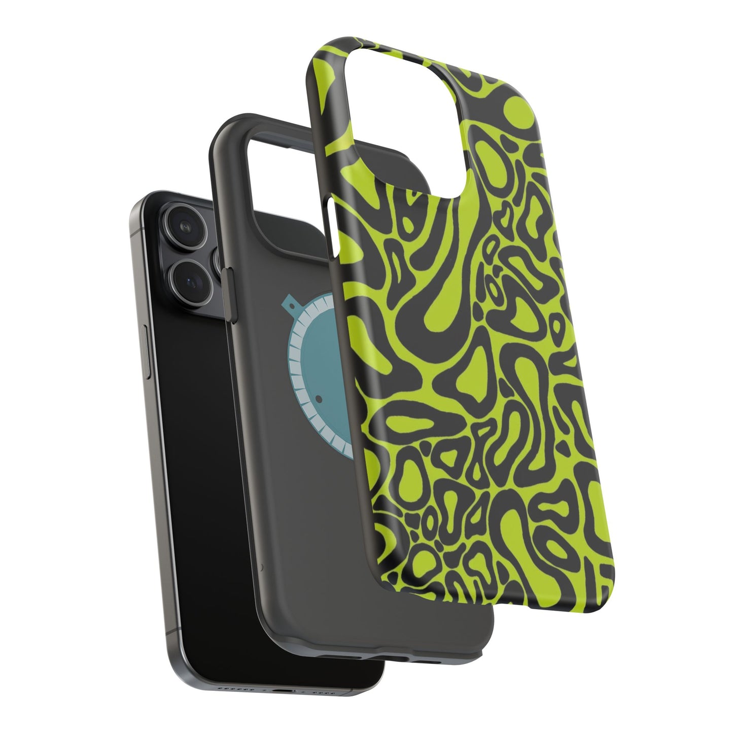McLaren Formula 1 Phone Case – Neon Green Abstract Design