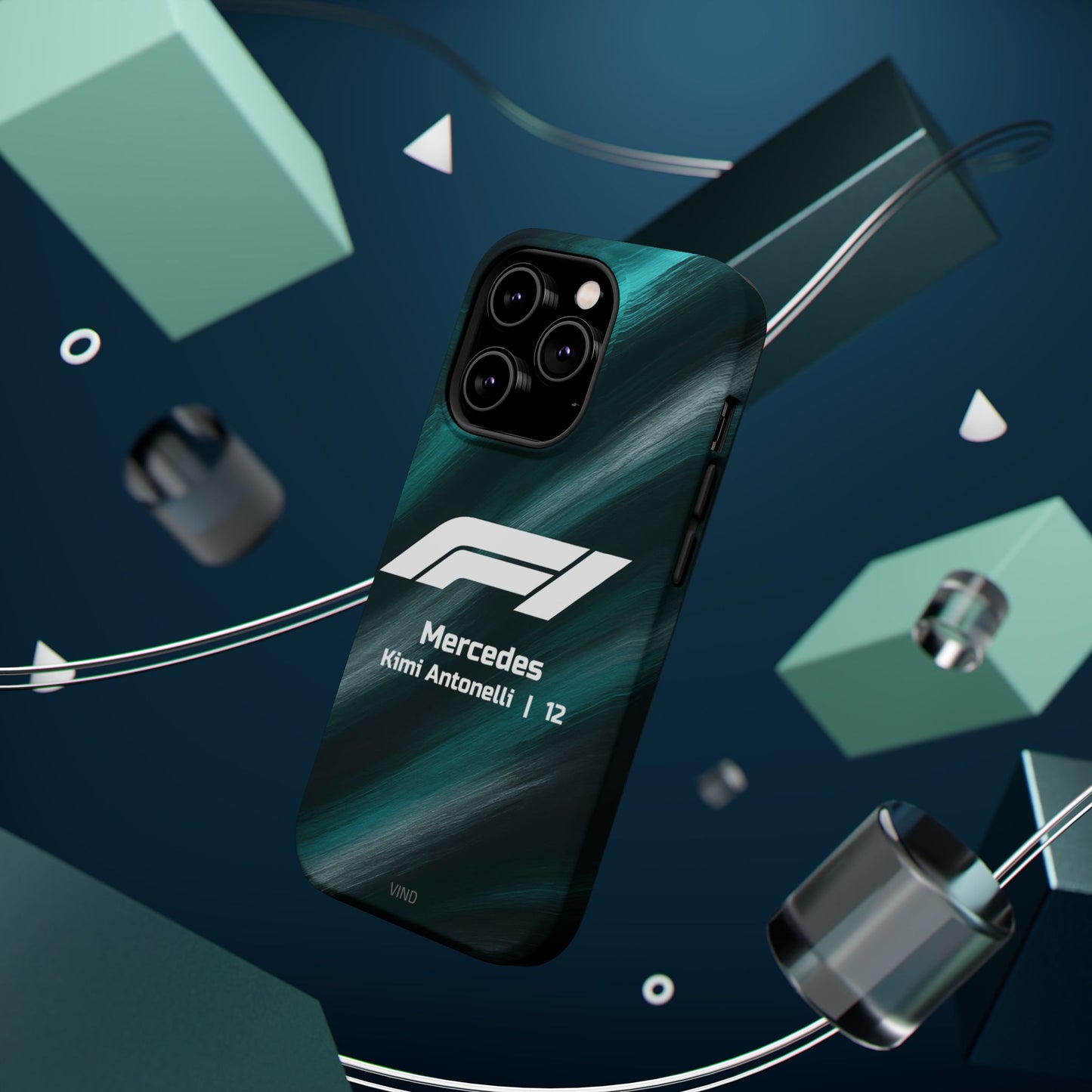 Kimi Antonelli Mercedes F1 Phone Case – 2025 Season Official Design | MagSafe