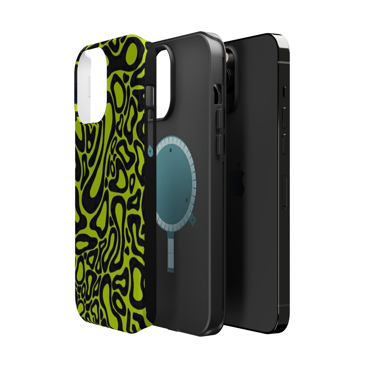 McLaren Formula 1 Phone Case – Neon Green Abstract Design