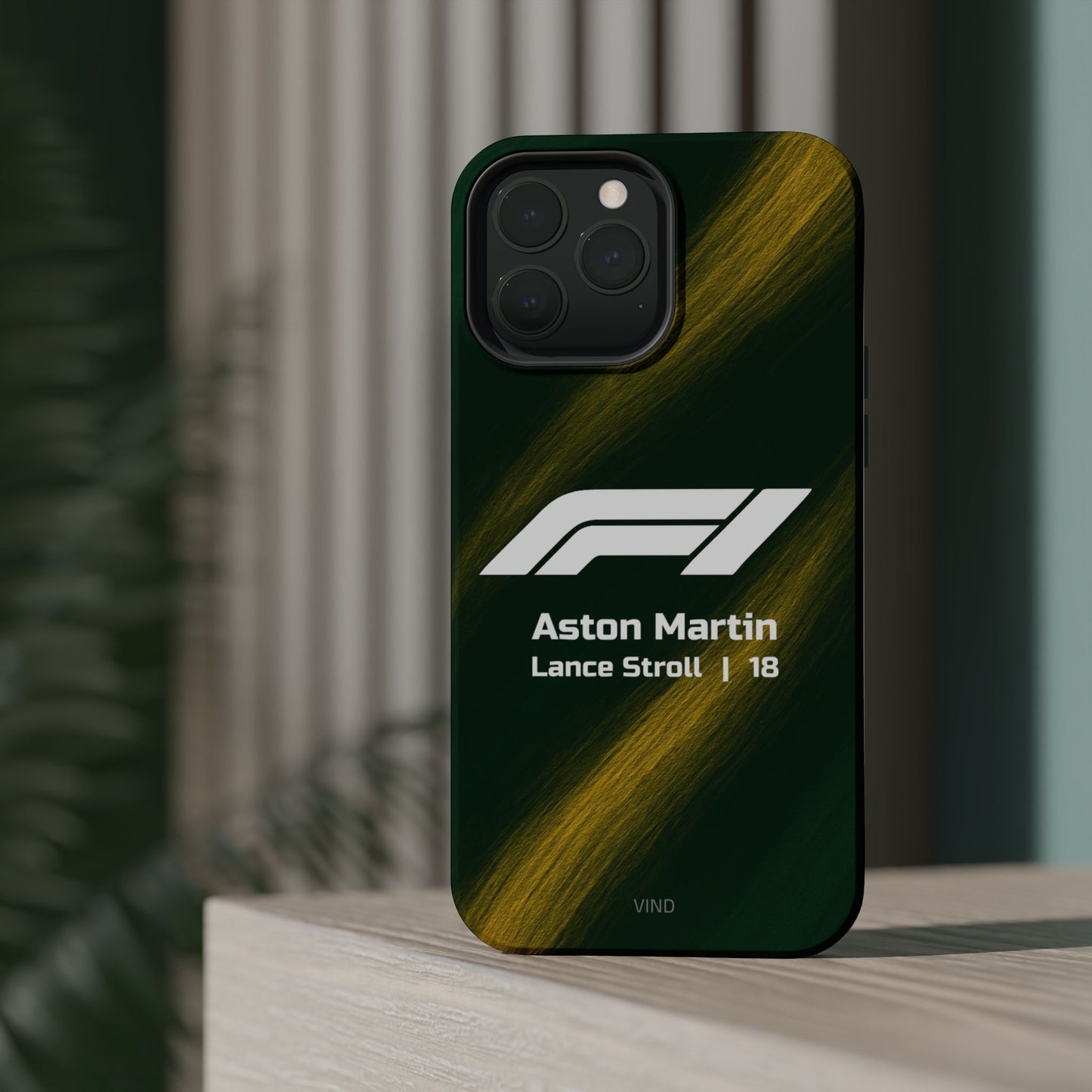 Lance Stroll Aston Martin F1 Phone Case – 2025 Season Official Design | MagSafe