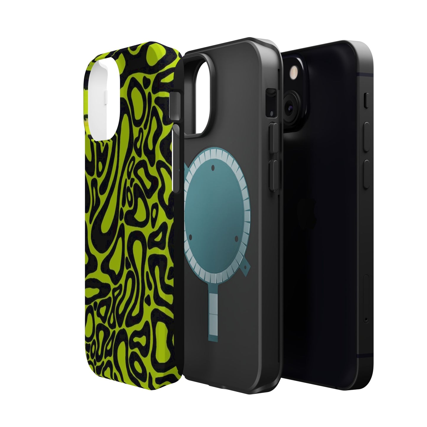 McLaren Formula 1 Phone Case – Neon Green Abstract Design