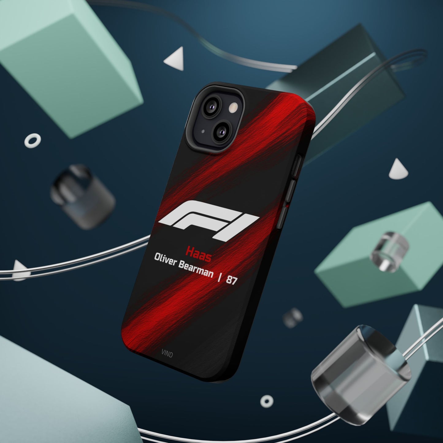 Oliver Bearman Haas F1 Phone Case – 2025 Season Official Design | MagSafe