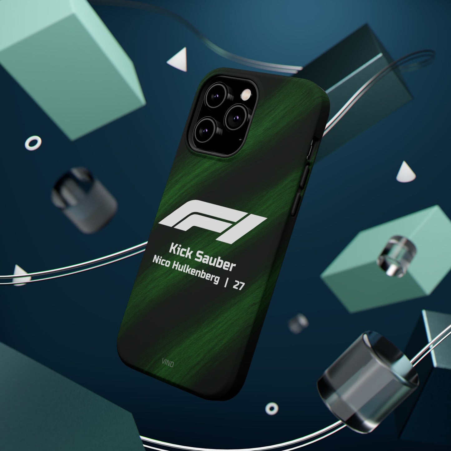 Nico Hülkenberg Kick Sauber F1 Phone Case – 2025 Season Official Design | MagSafe