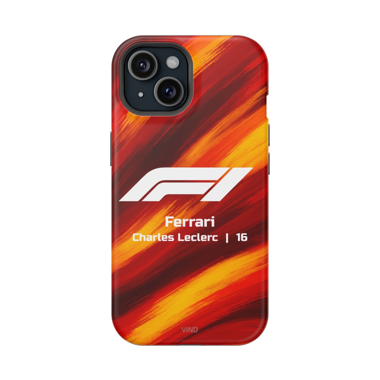 Charles Leclerc Ferrari F1 Phone Case – 2025 Season Official Design | MagSafe
