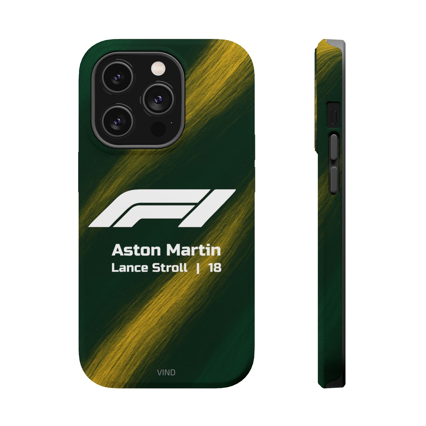 Lance Stroll Aston Martin F1 Phone Case – 2025 Season Official Design | MagSafe
