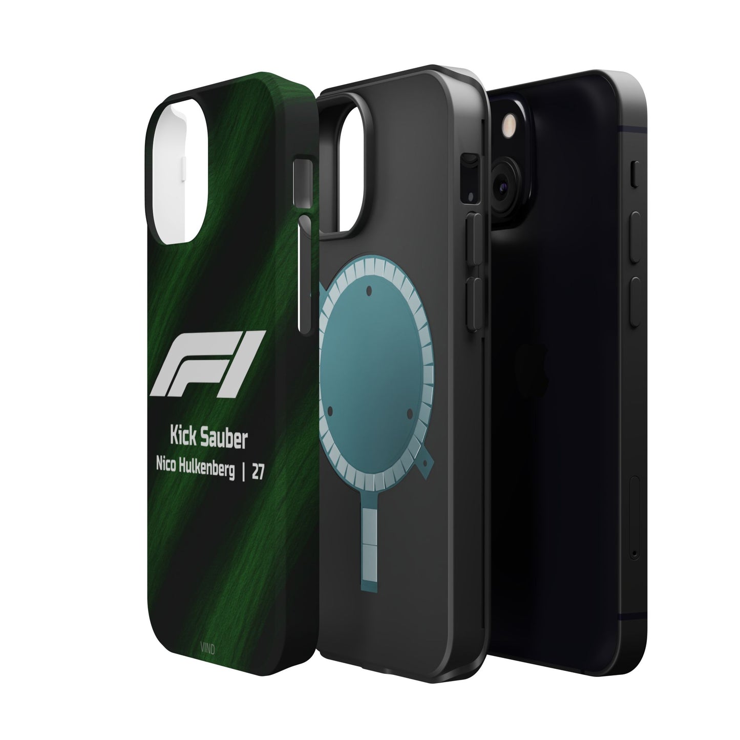 Nico Hülkenberg Kick Sauber F1 Phone Case – 2025 Season Official Design | MagSafe