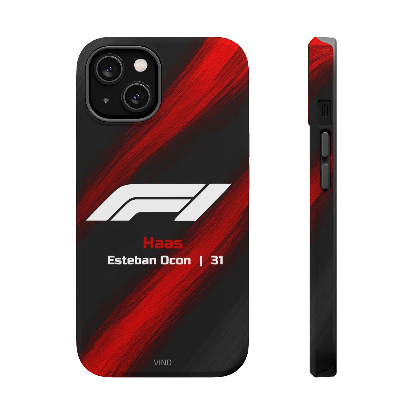 Esteban Ocon Haas F1 Phone Case – 2025 Season Official Design | MagSafe