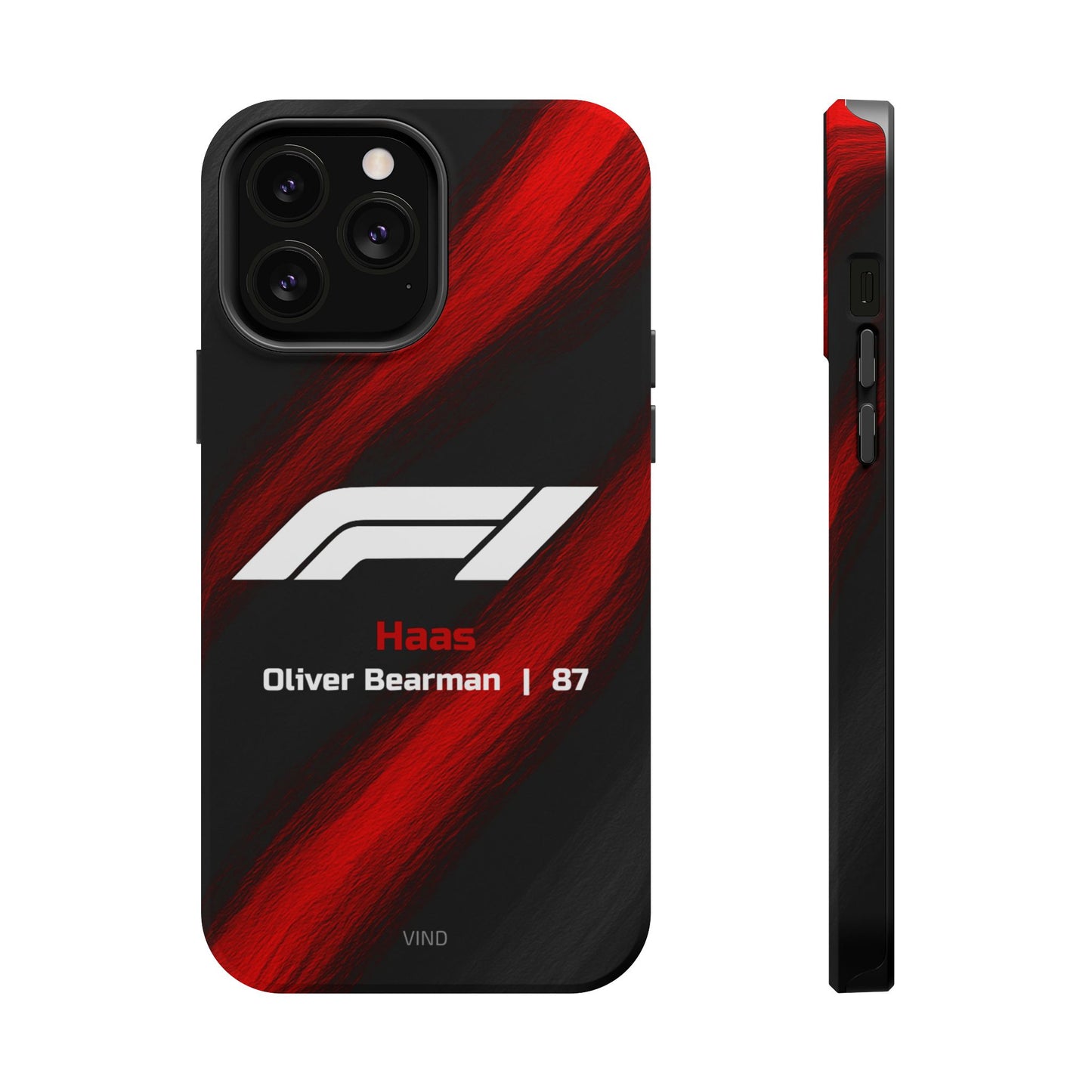 Oliver Bearman Haas F1 Phone Case – 2025 Season Official Design | MagSafe