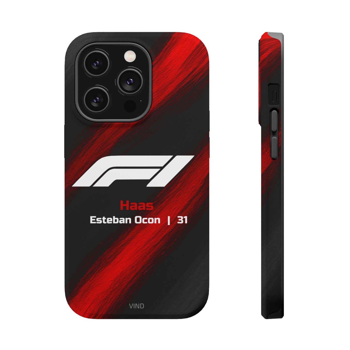 Esteban Ocon Haas F1 Phone Case – 2025 Season Official Design | MagSafe