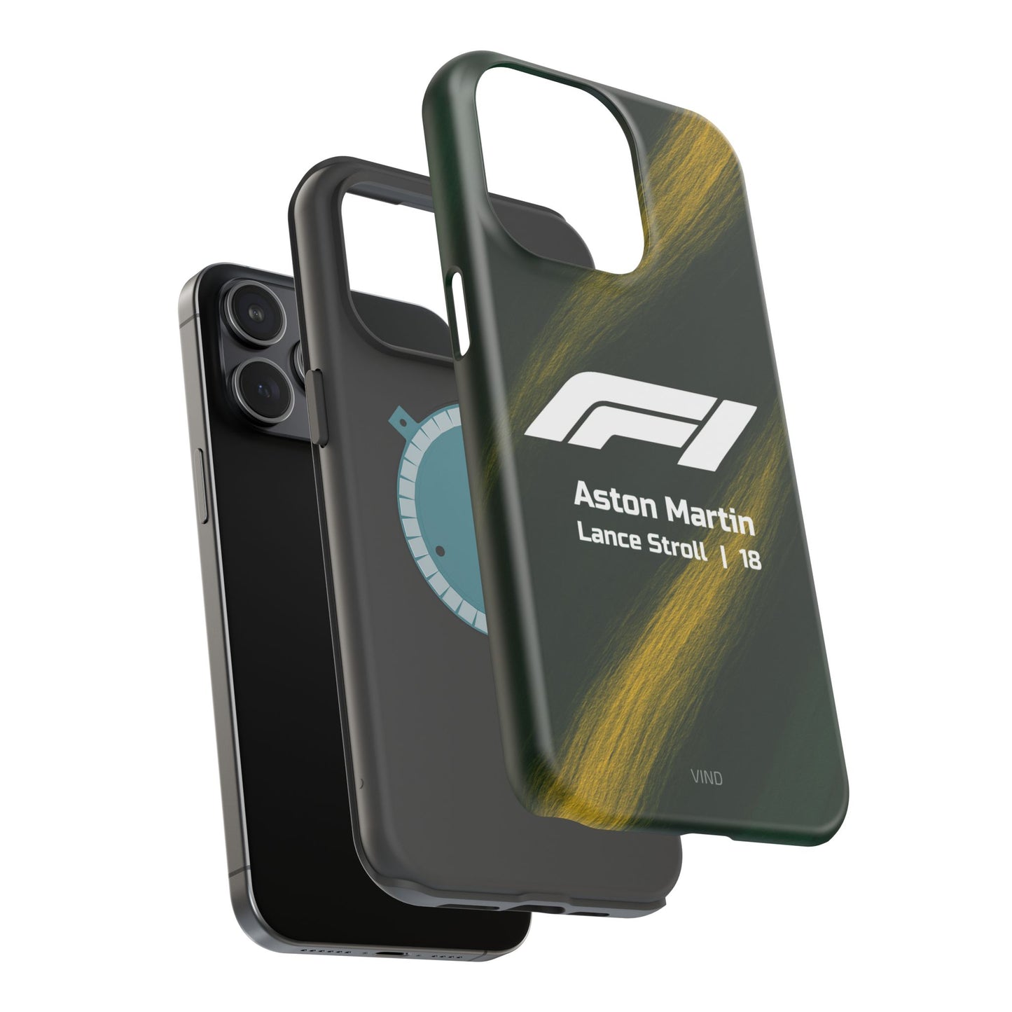 Lance Stroll Aston Martin F1 Phone Case – 2025 Season Official Design | MagSafe