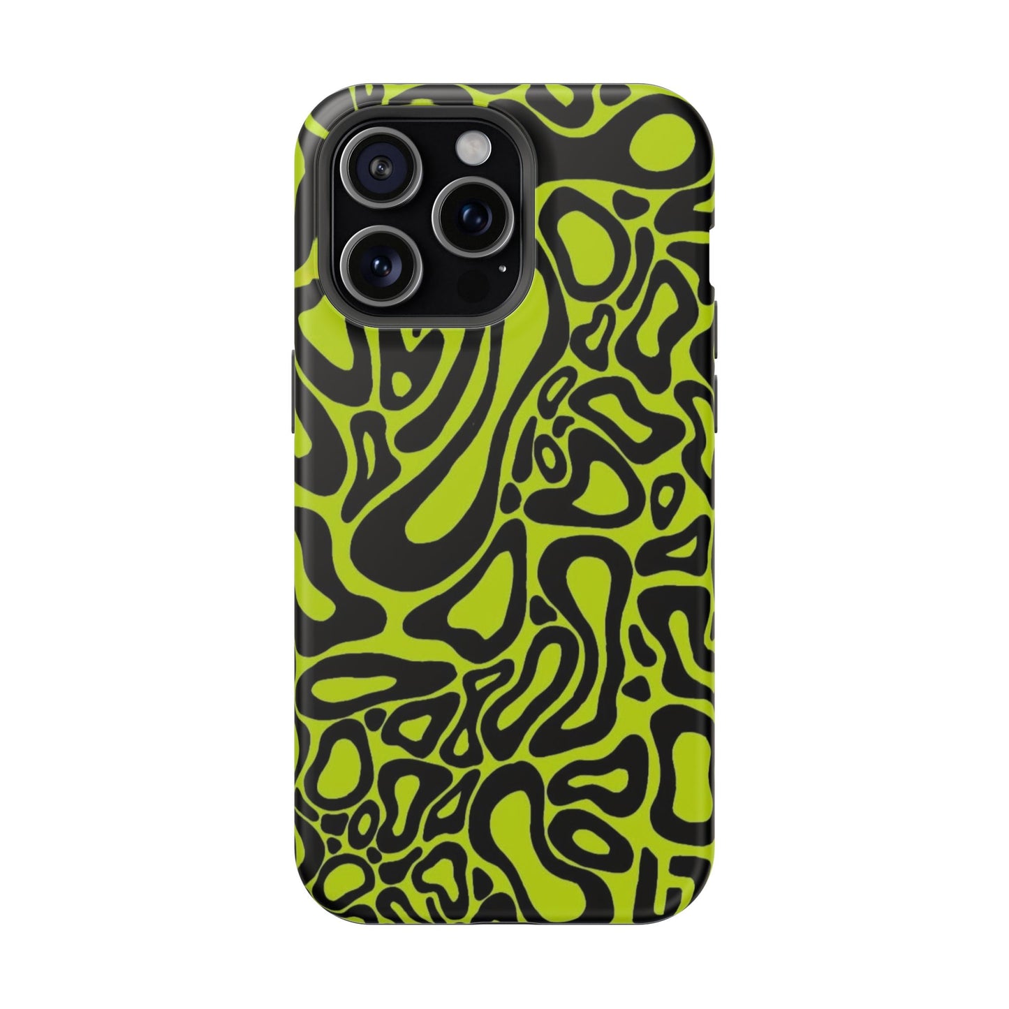 McLaren Formula 1 Phone Case – Neon Green Abstract Design