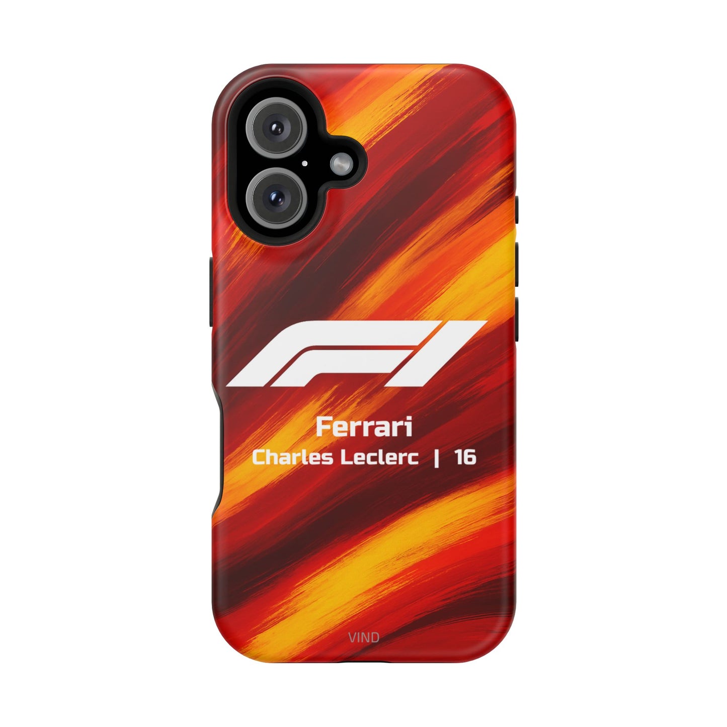 Charles Leclerc Ferrari F1 Phone Case – 2025 Season Official Design | MagSafe