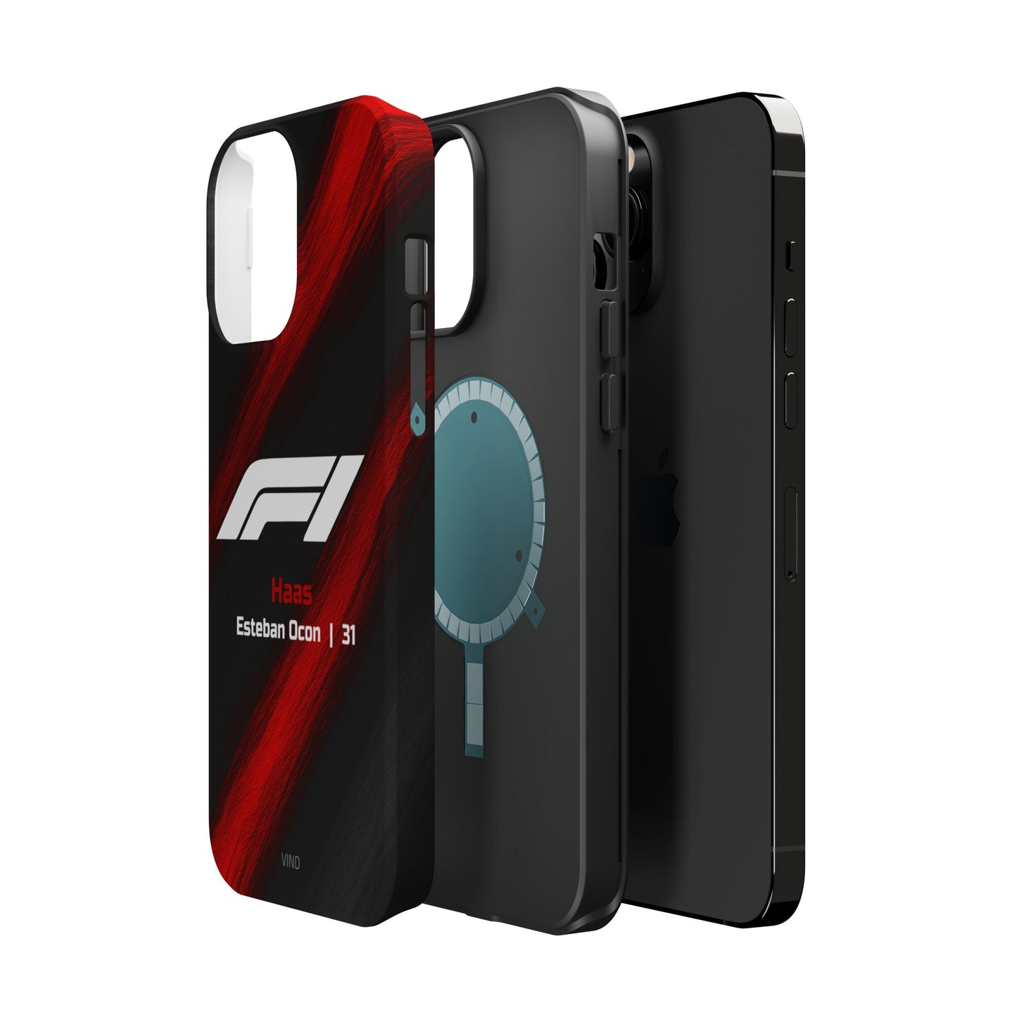 Esteban Ocon Haas F1 Phone Case – 2025 Season Official Design | MagSafe