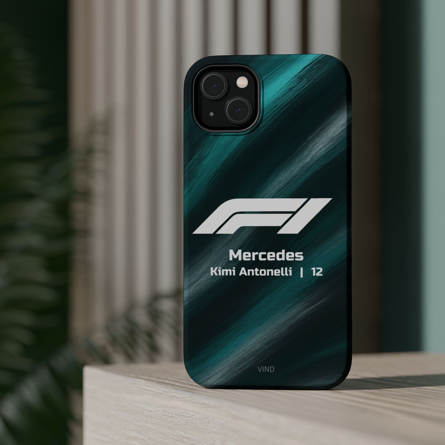Kimi Antonelli Mercedes F1 Phone Case – 2025 Season Official Design | MagSafe