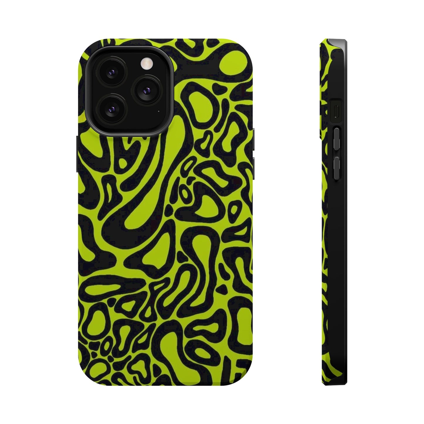 McLaren Formula 1 Phone Case – Neon Green Abstract Design