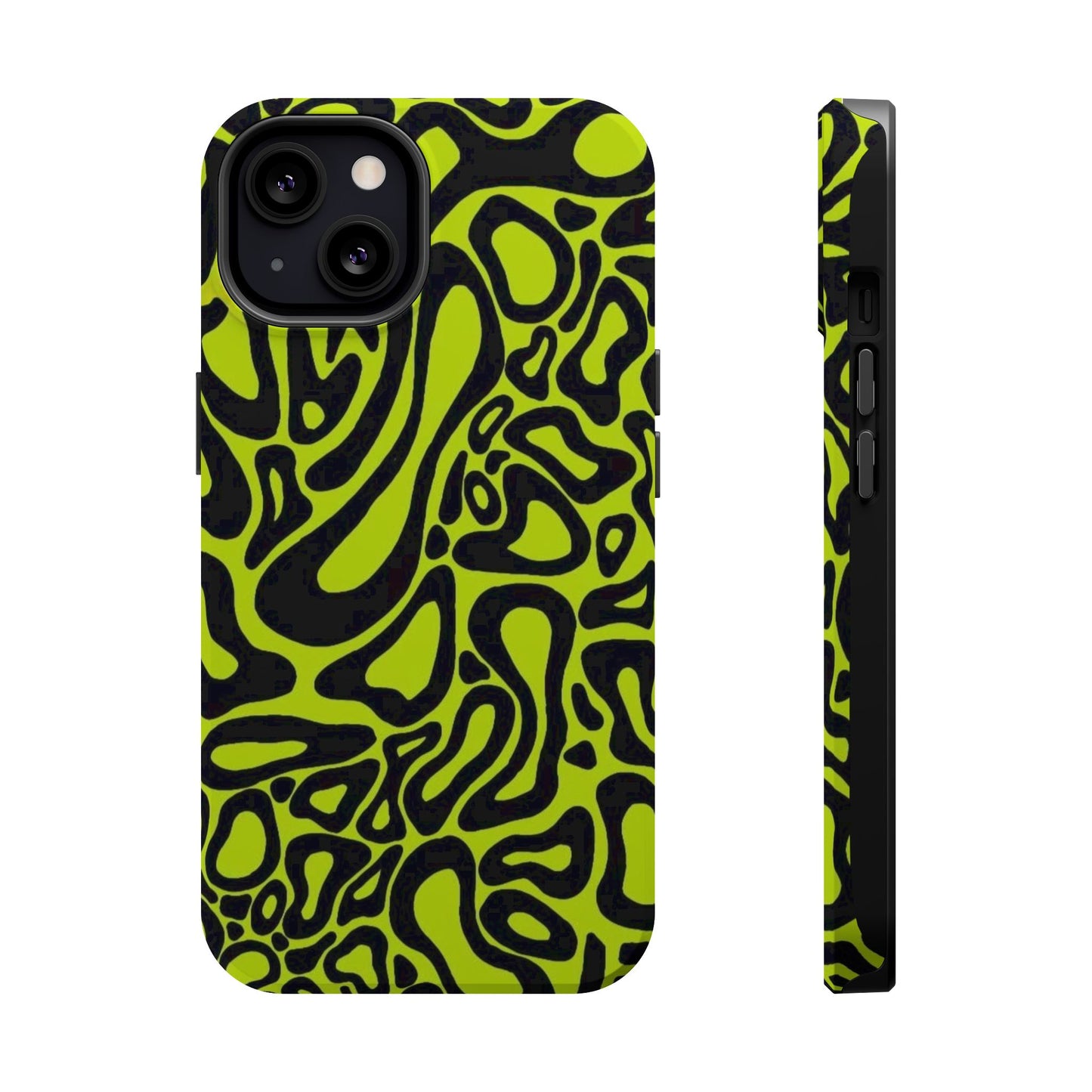 McLaren Formula 1 Phone Case – Neon Green Abstract Design