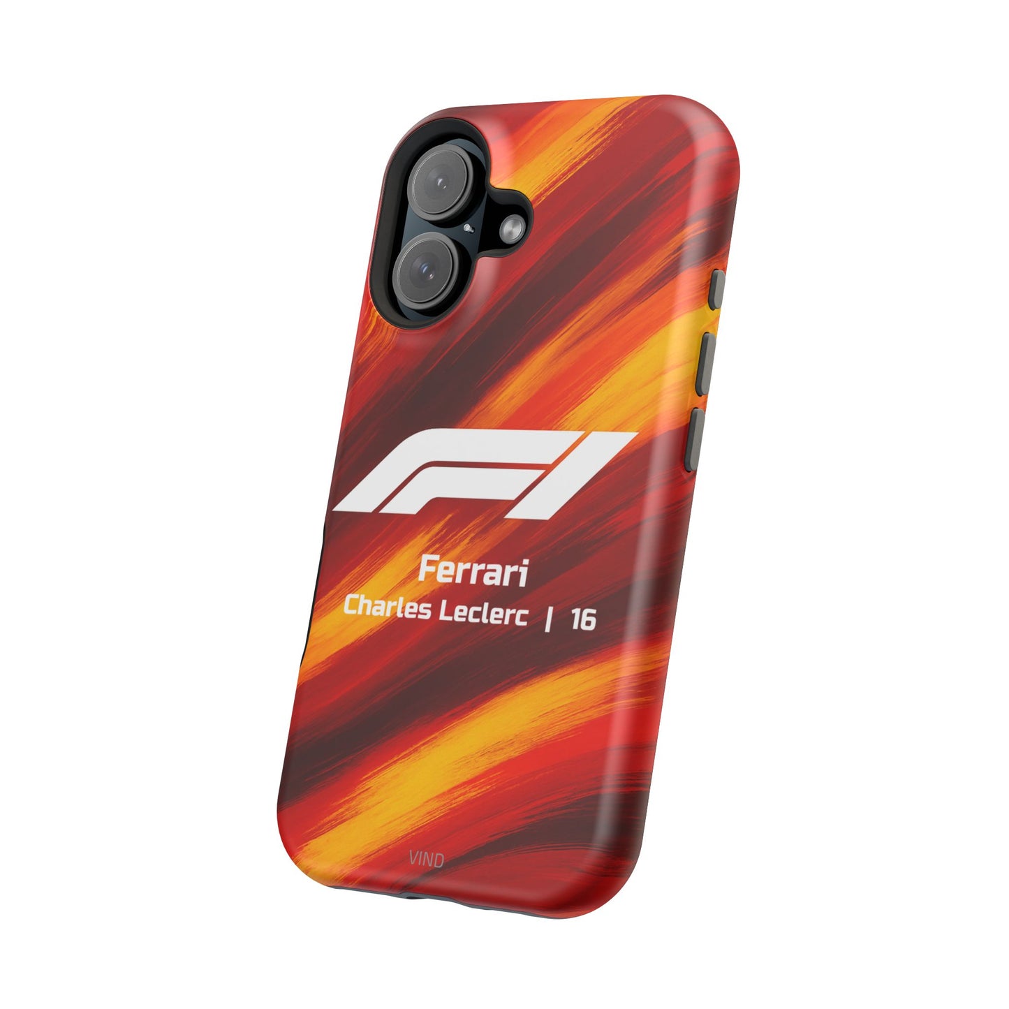 Charles Leclerc Ferrari F1 Phone Case – 2025 Season Official Design | MagSafe