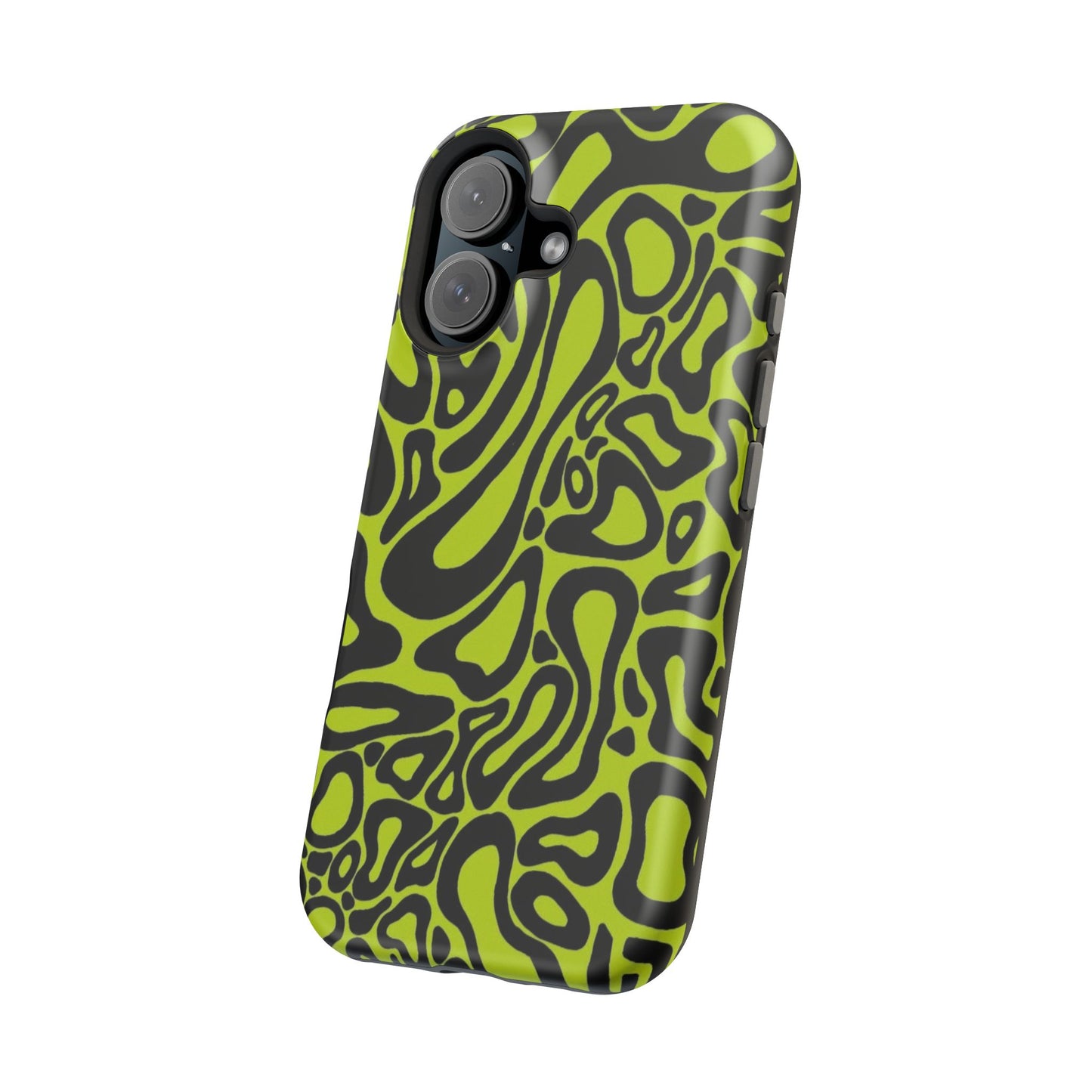 McLaren Formula 1 Phone Case – Neon Green Abstract Design