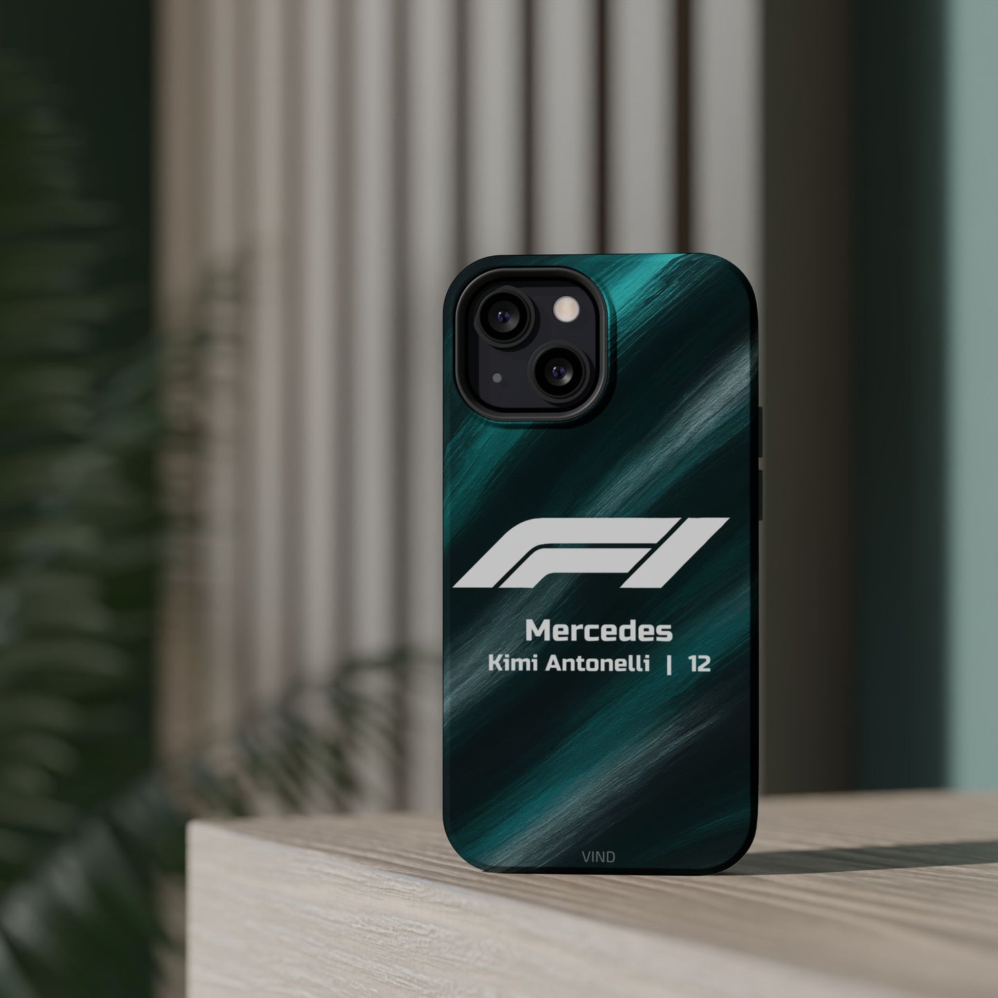 Kimi Antonelli Mercedes F1 Phone Case – 2025 Season Official Design | MagSafe