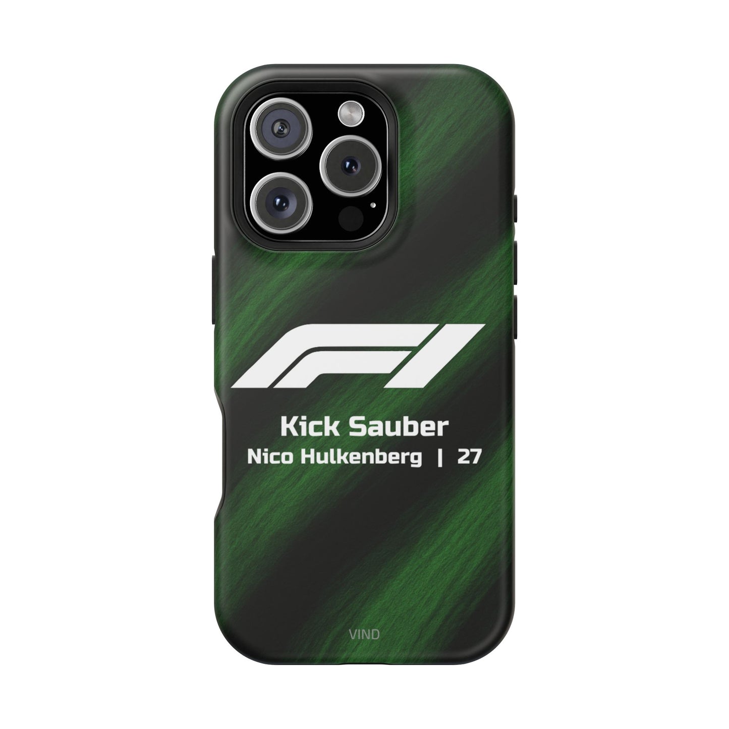 Nico Hülkenberg Kick Sauber F1 Phone Case – 2025 Season Official Design | MagSafe