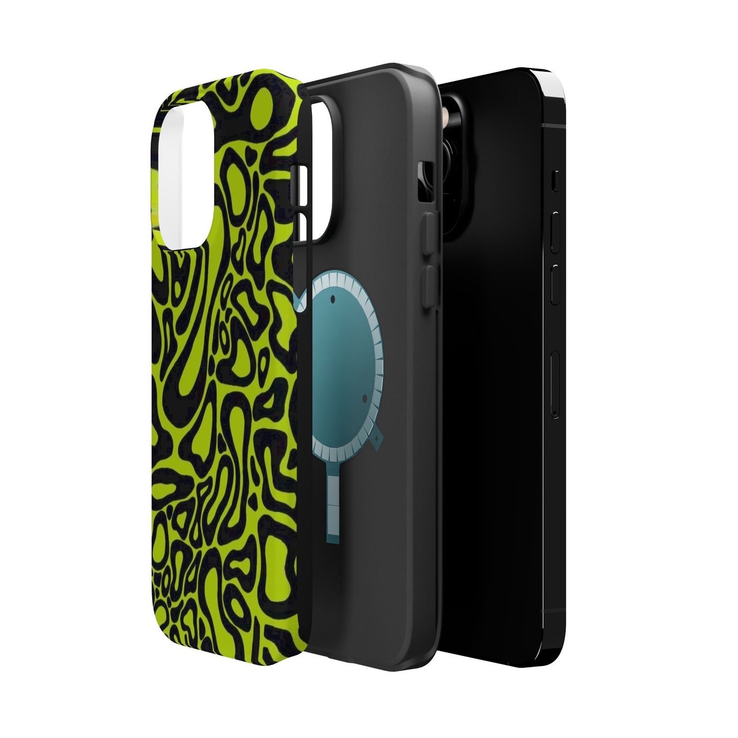 McLaren Formula 1 Phone Case – Neon Green Abstract Design