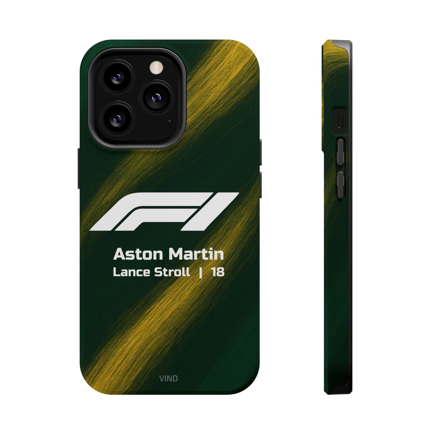 Lance Stroll Aston Martin F1 Phone Case – 2025 Season Official Design | MagSafe