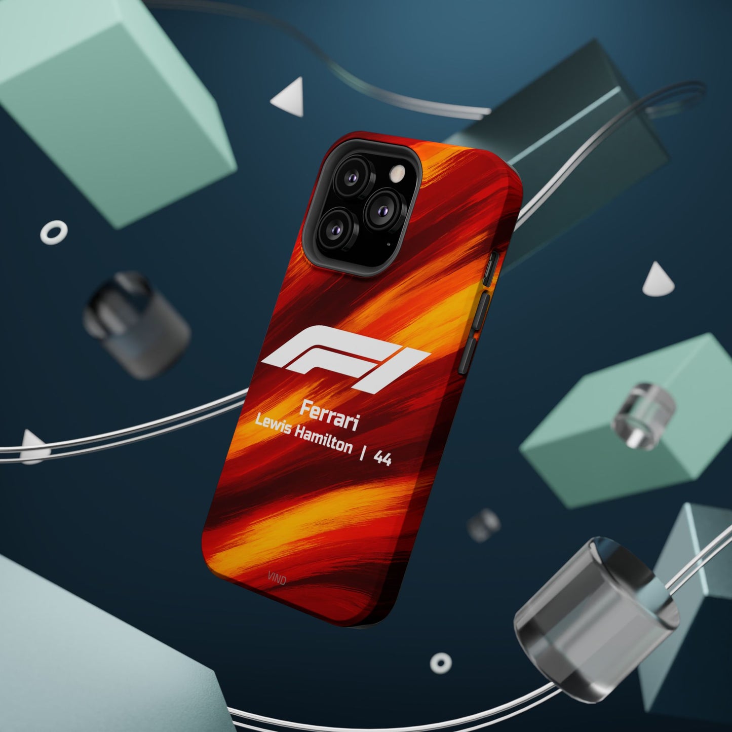 Lewis Hamilton Ferrari F1 Phone Case – 2025 Season Official Design | MagSafe