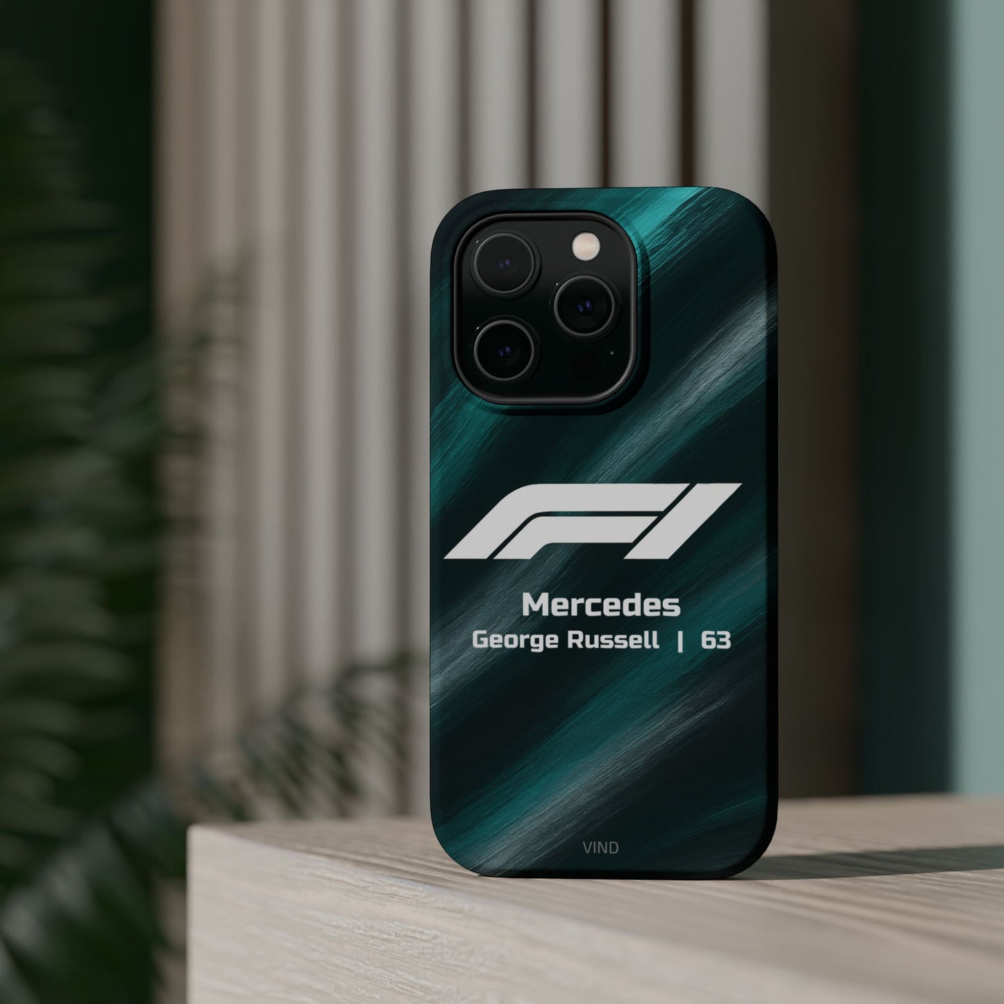 George Russell Mercedes F1 Phone Case – 2025 Season Official Design | MagSafe