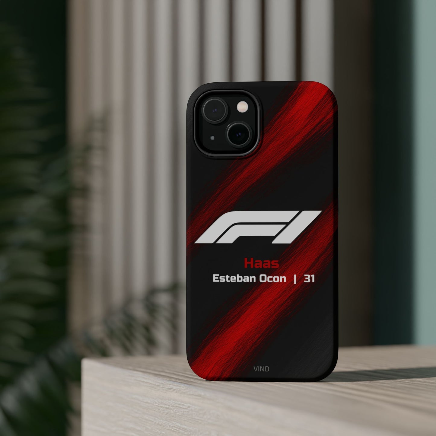Esteban Ocon Haas F1 Phone Case – 2025 Season Official Design | MagSafe