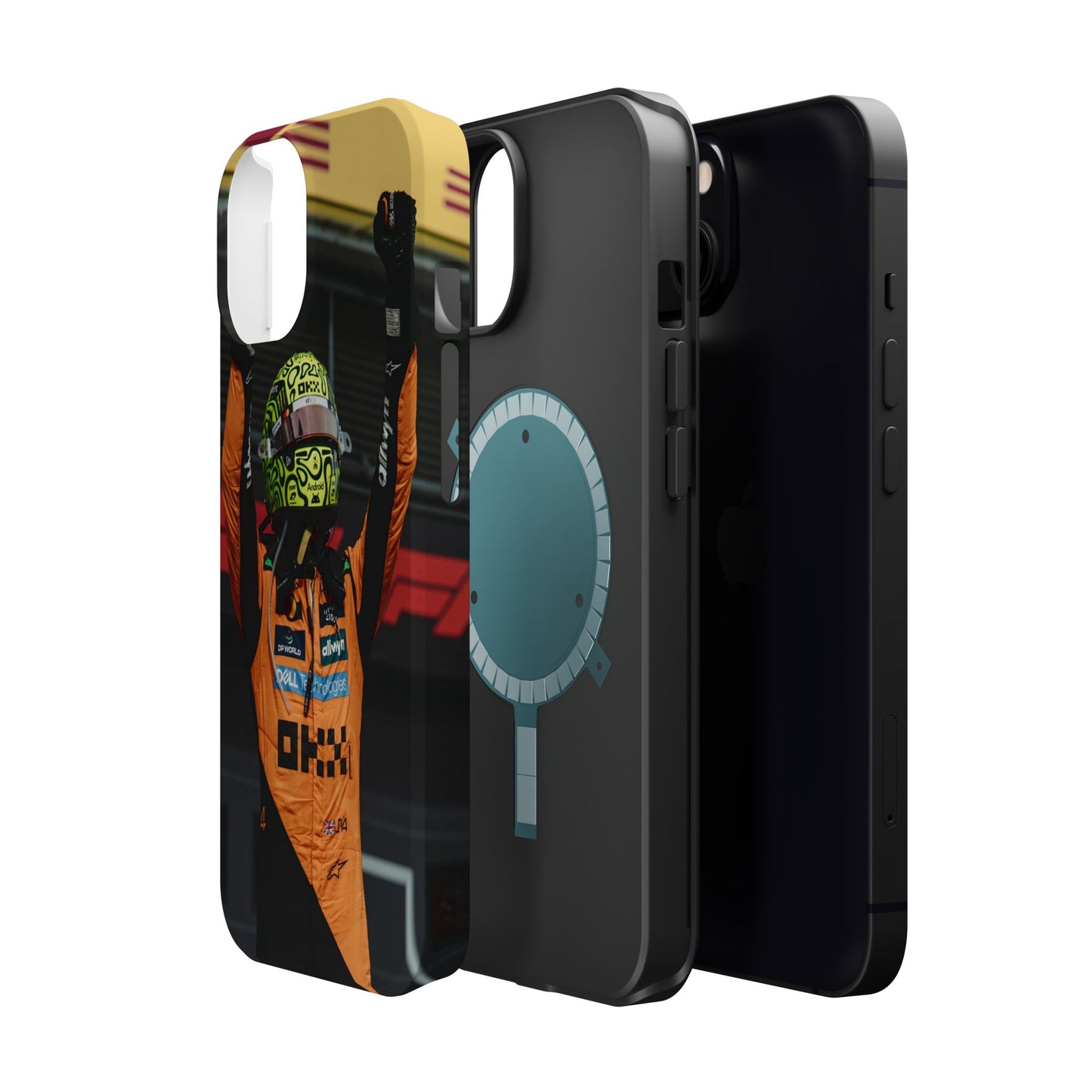 Lando Norris Phone Case – Neon Helmet Edition
