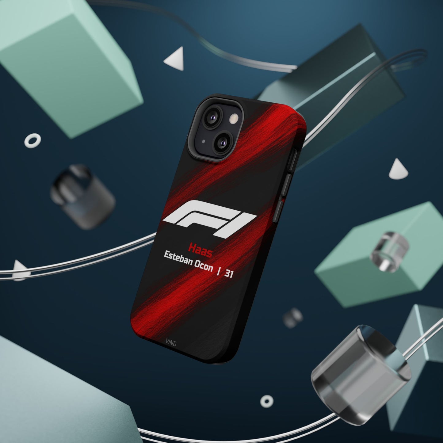 Esteban Ocon Haas F1 Phone Case – 2025 Season Official Design | MagSafe