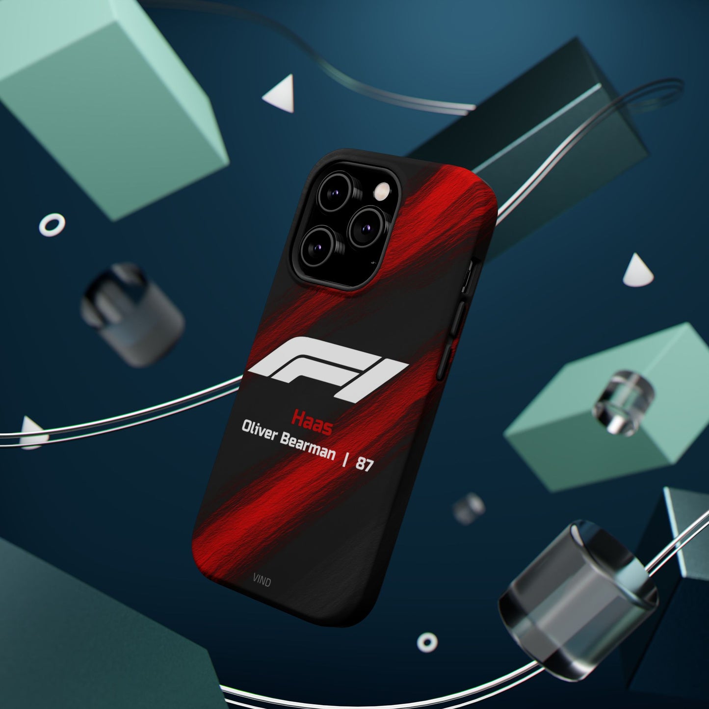 Oliver Bearman Haas F1 Phone Case – 2025 Season Official Design | MagSafe