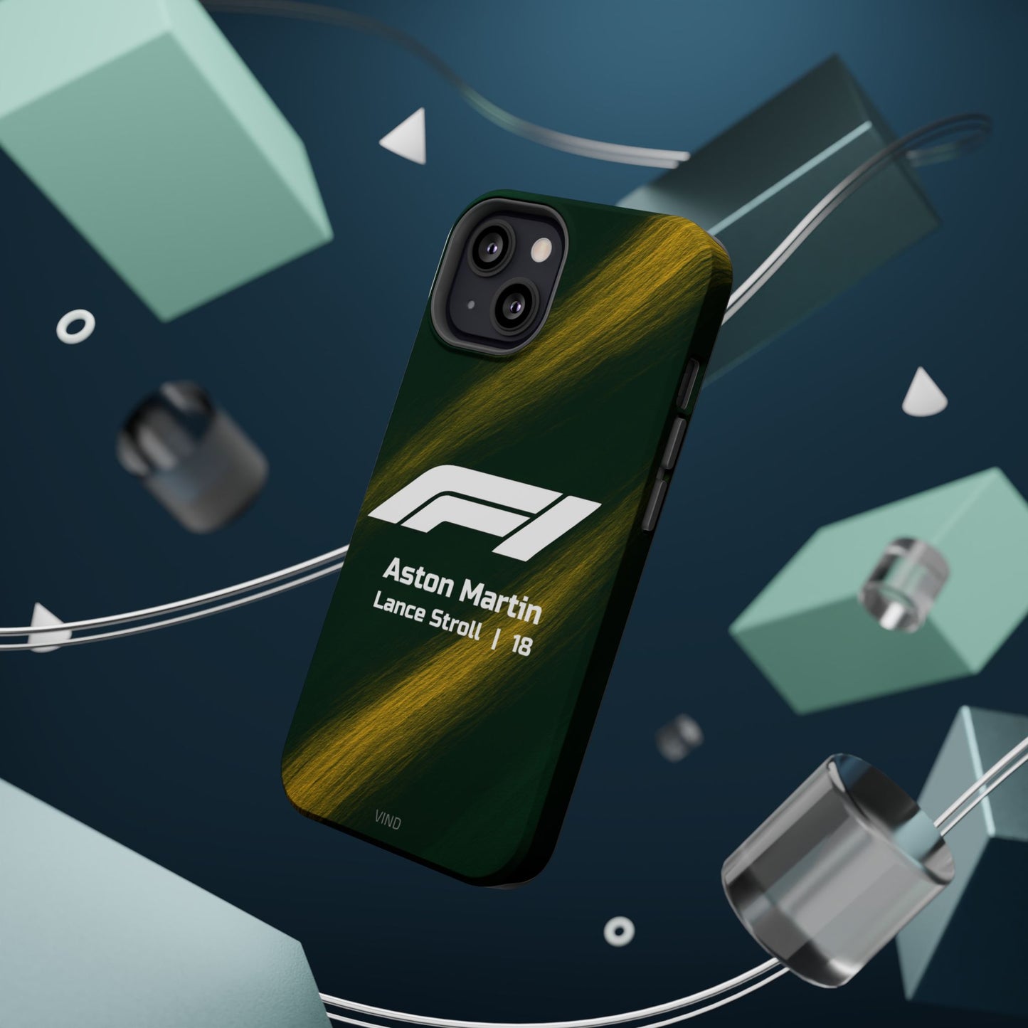 Lance Stroll Aston Martin F1 Phone Case – 2025 Season Official Design | MagSafe