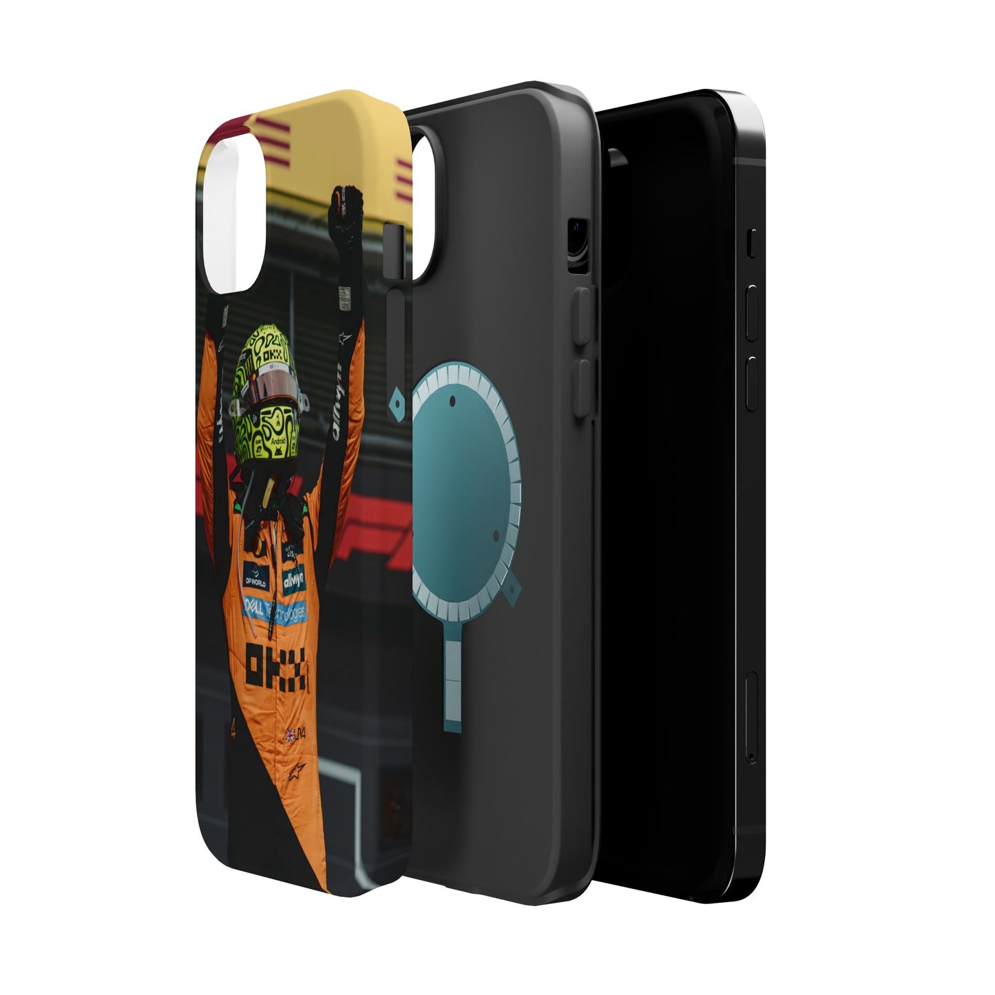 Lando Norris Phone Case – Neon Helmet Edition