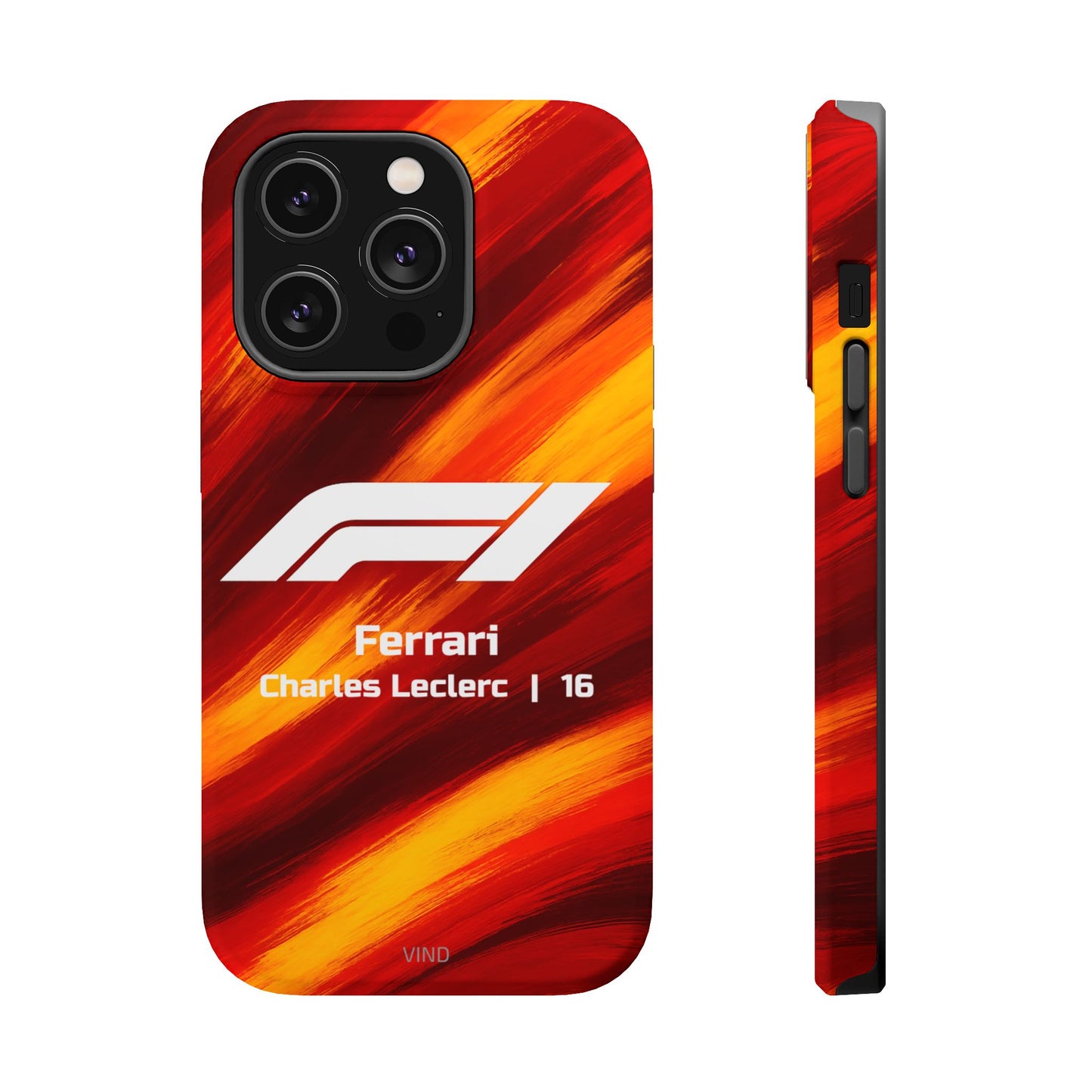 Charles Leclerc Ferrari F1 Phone Case – 2025 Season Official Design | MagSafe