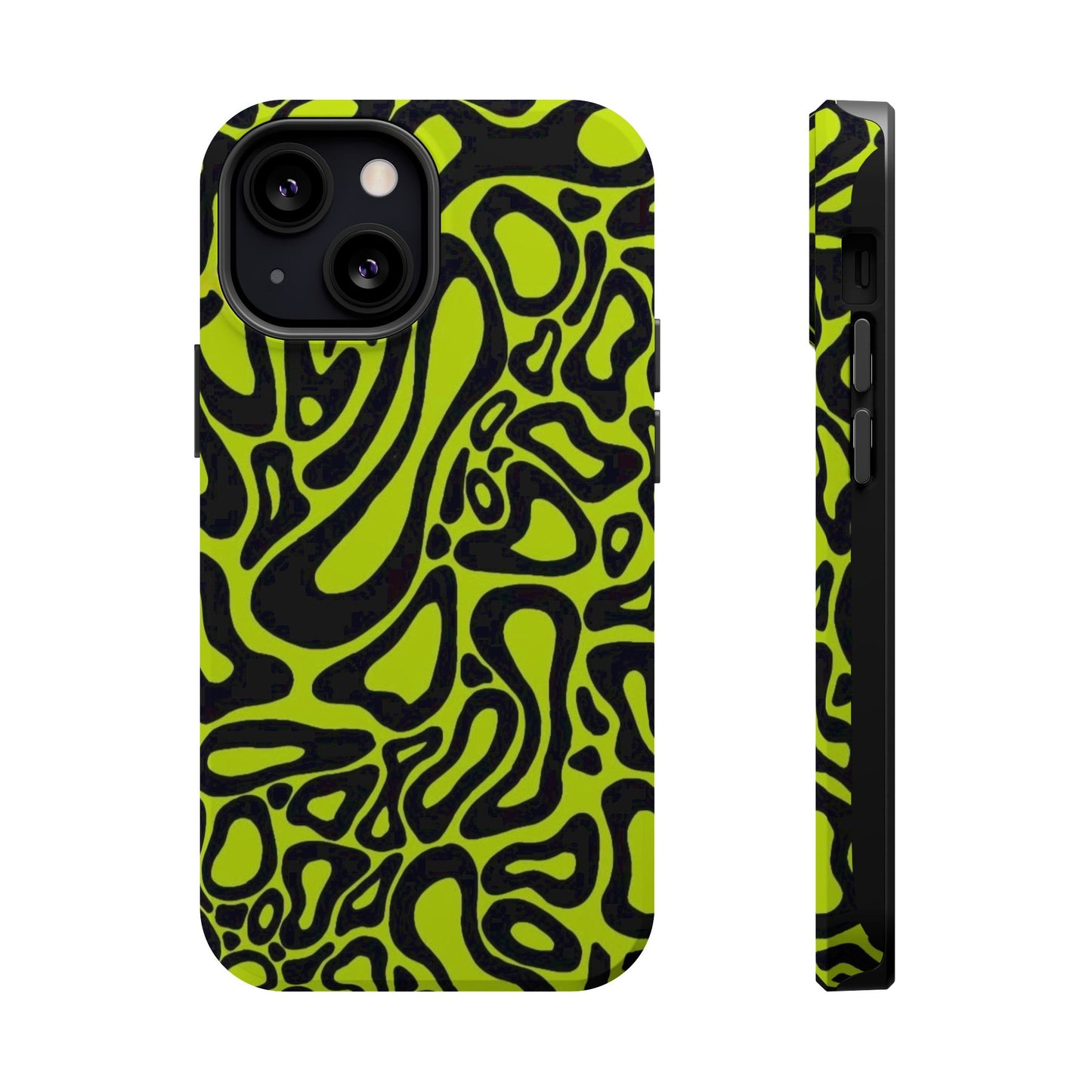 McLaren Formula 1 Phone Case – Neon Green Abstract Design