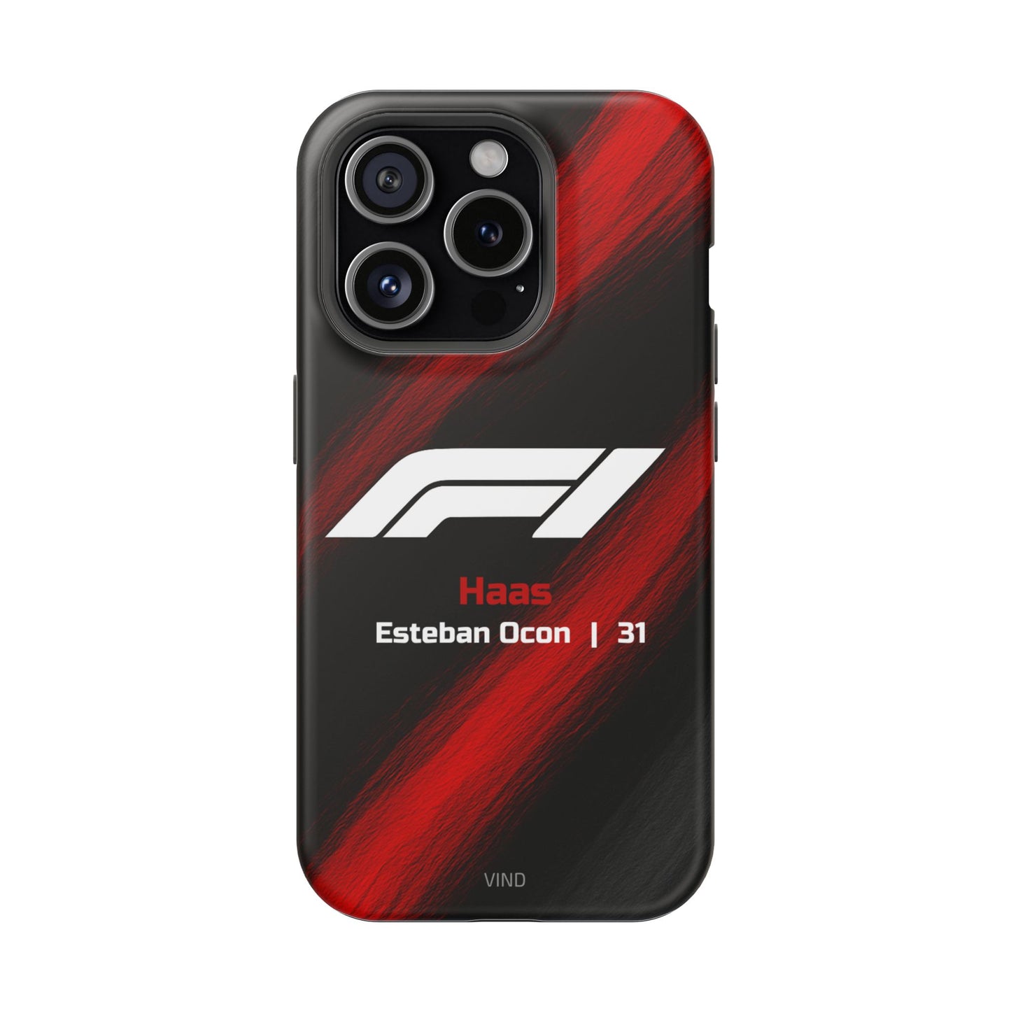 Esteban Ocon Haas F1 Phone Case – 2025 Season Official Design | MagSafe