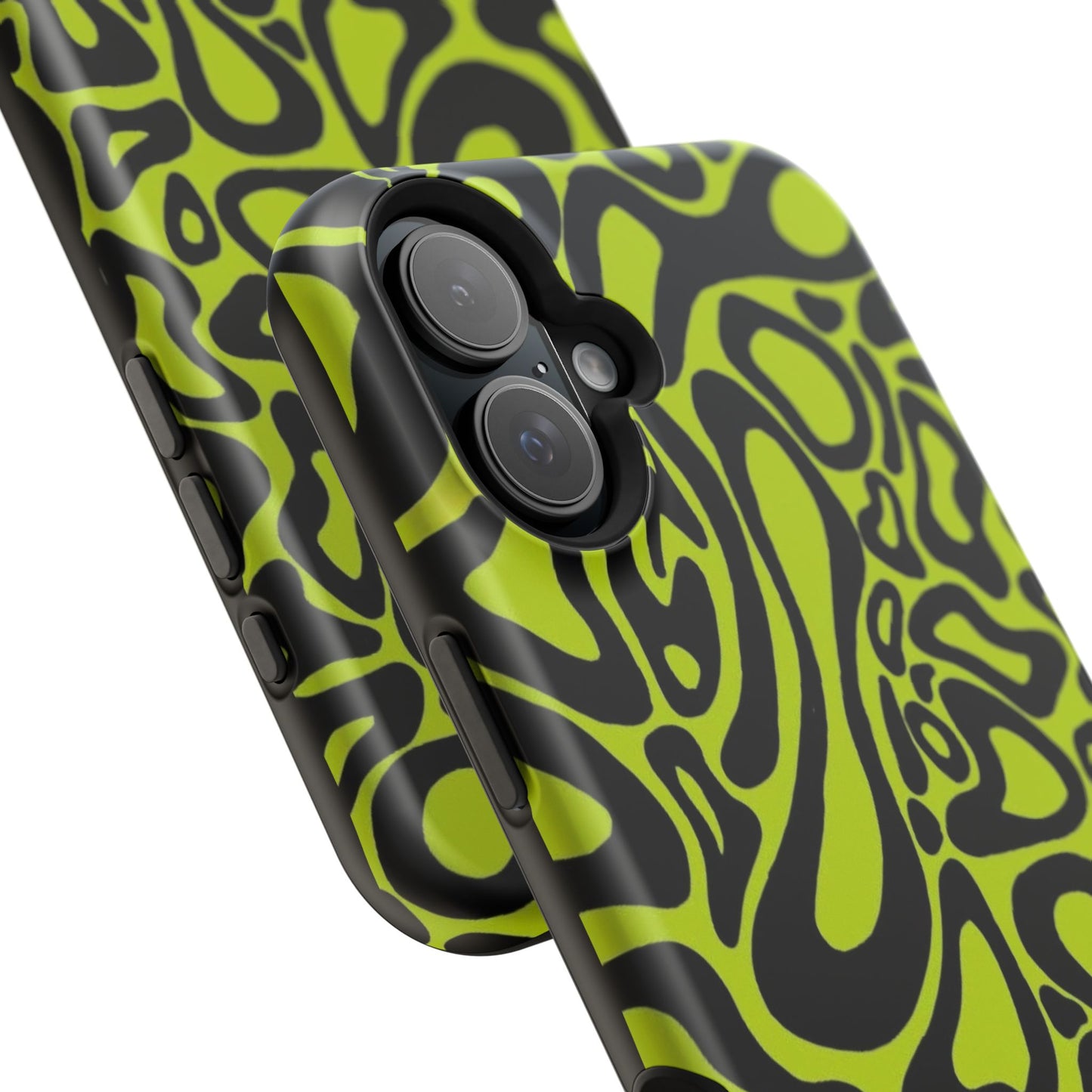 McLaren Formula 1 Phone Case – Neon Green Abstract Design
