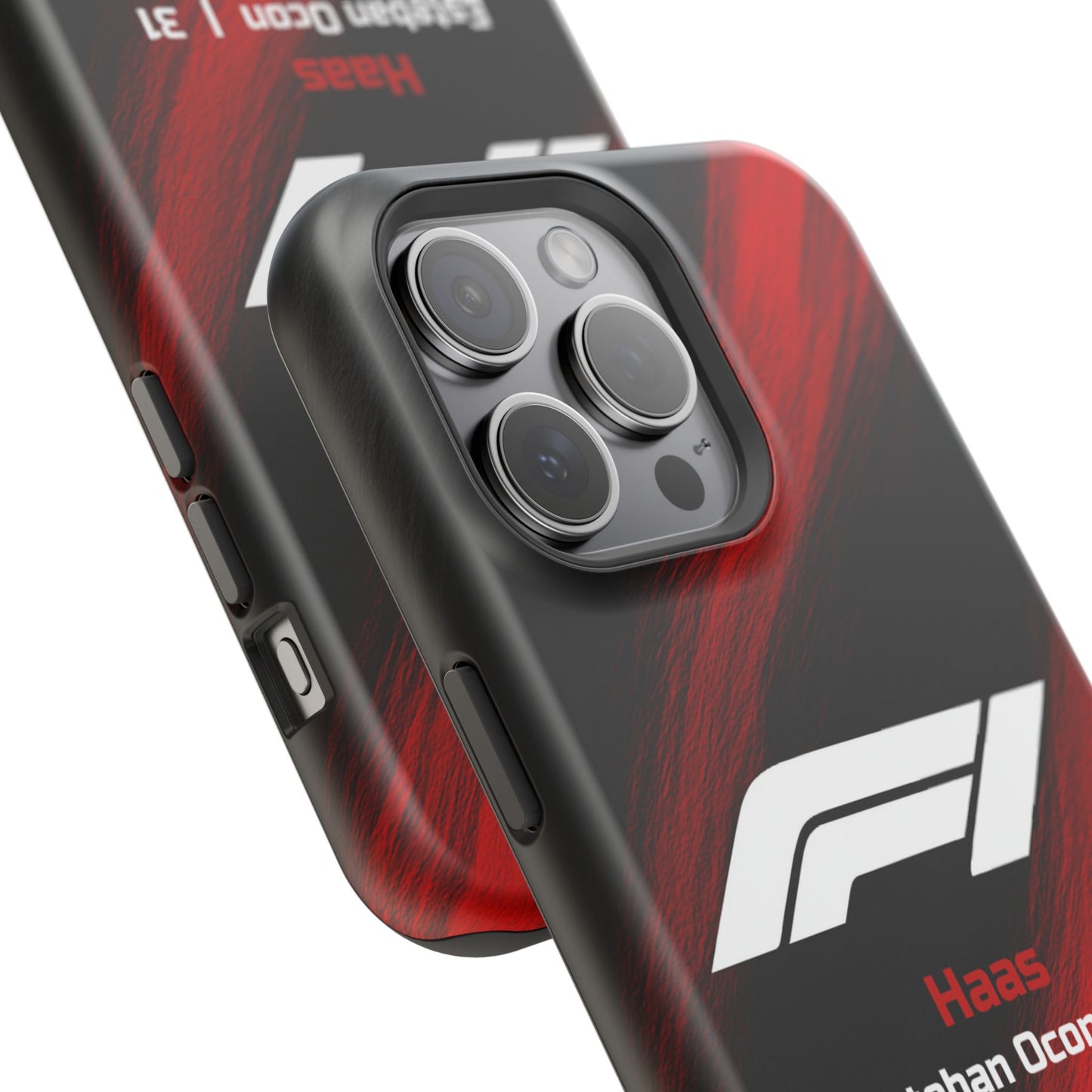 Esteban Ocon Haas F1 Phone Case – 2025 Season Official Design | MagSafe